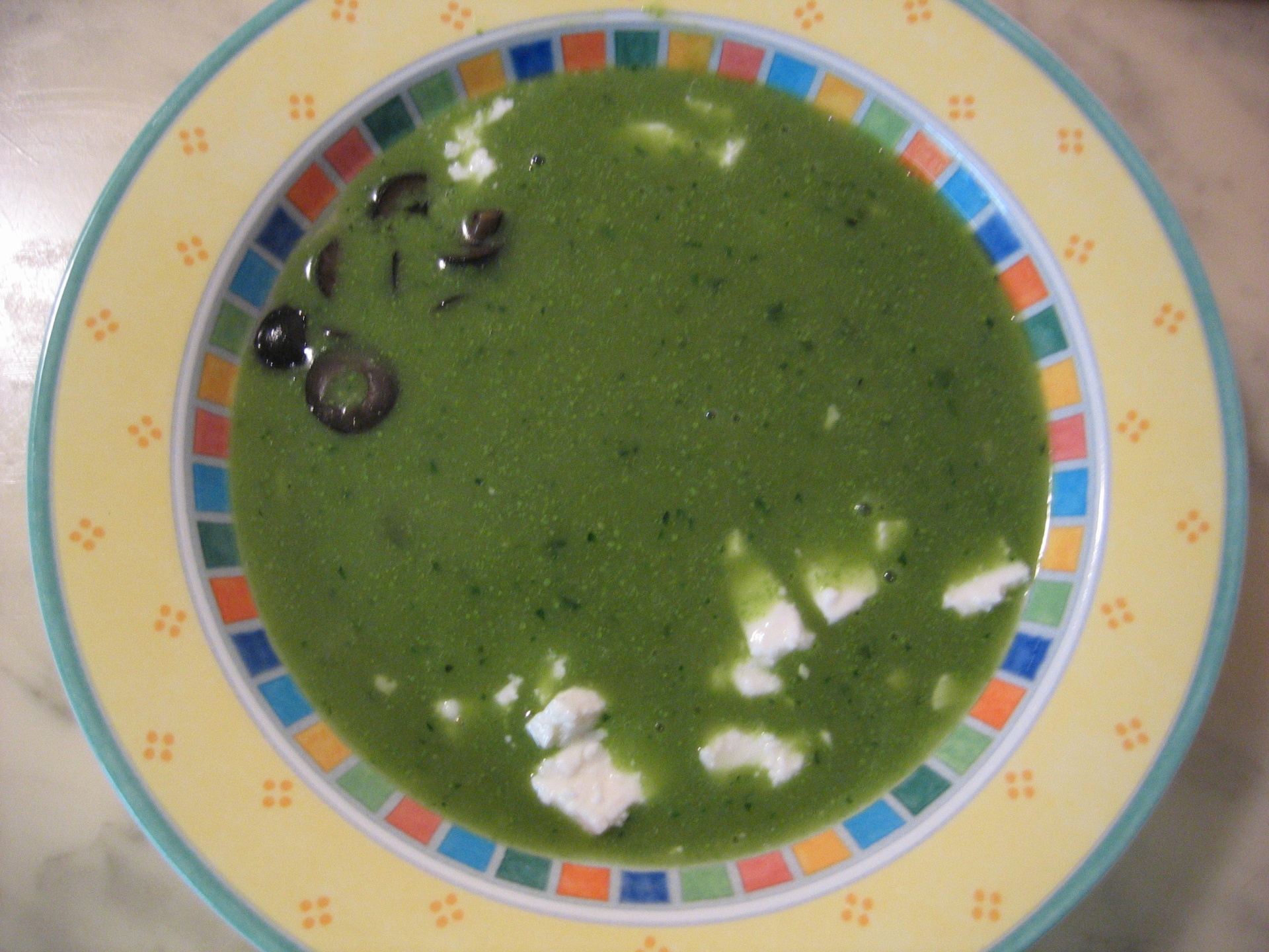 Spinatsuppe 