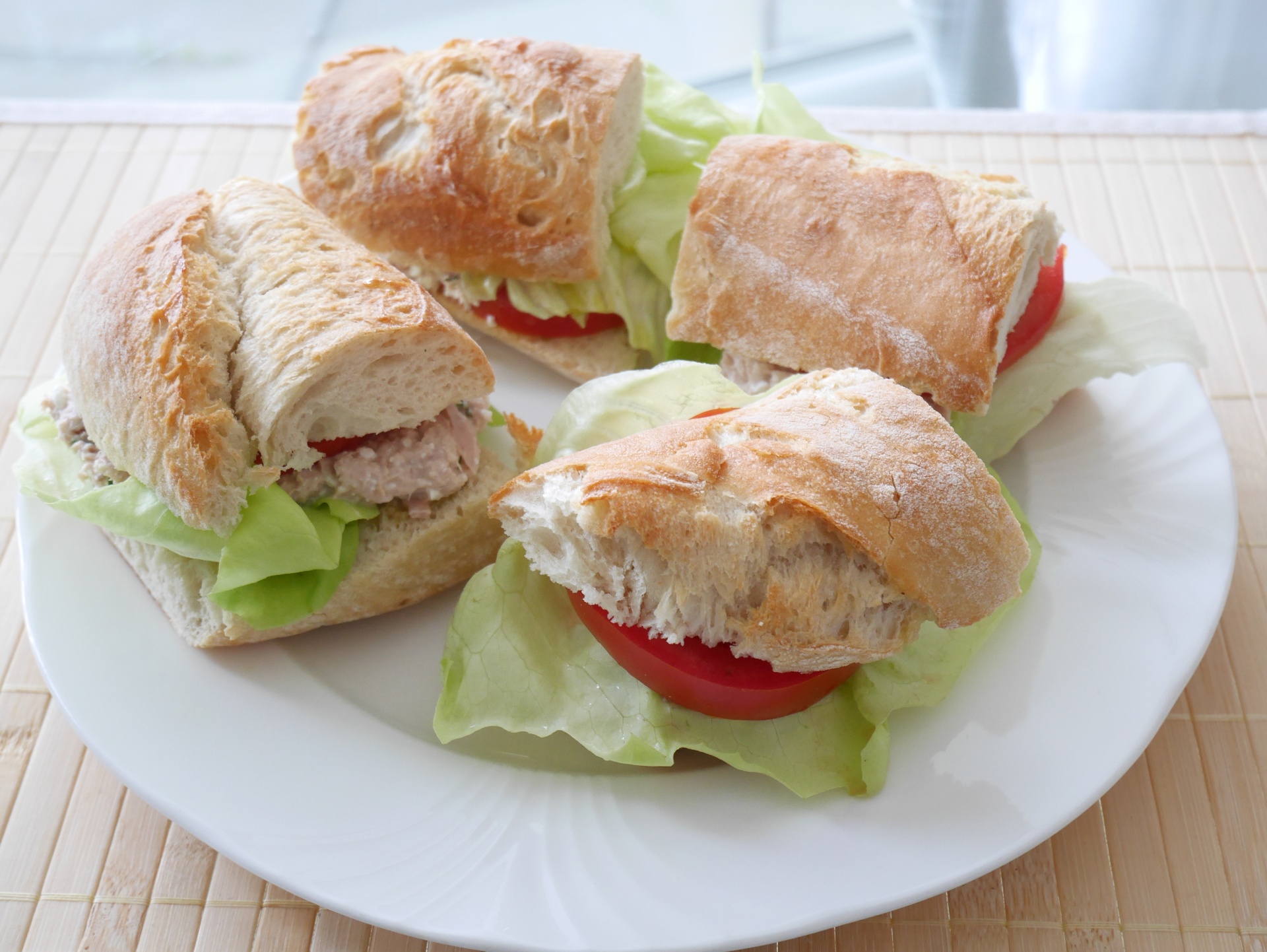 Sandwiches mit Thunfischcreme