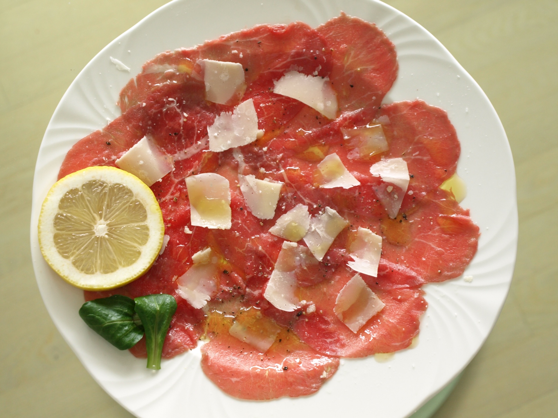 Carpaccio vom Rinderfilet