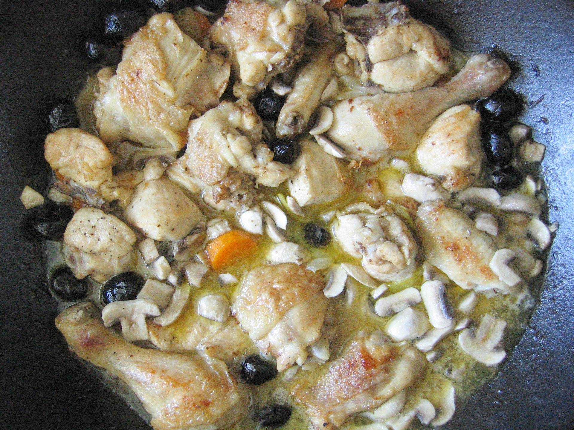 Huhn im Wok
