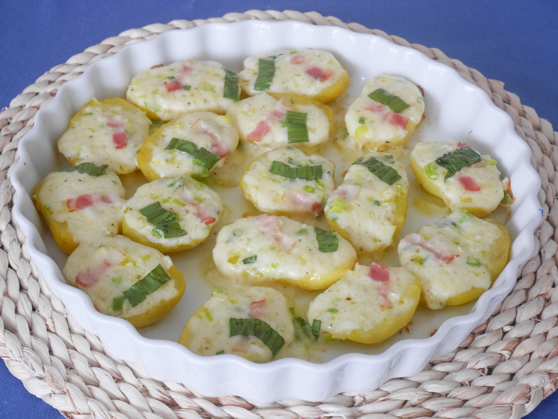 Kartoffeln mit Mozzarella
