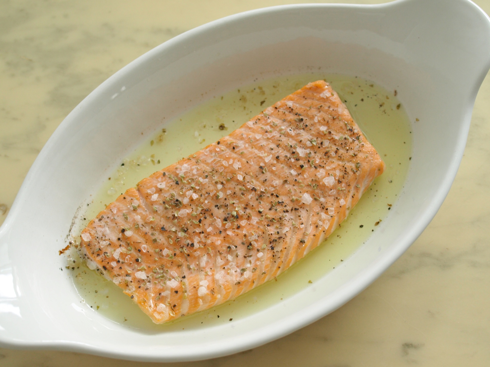 Lachs auf norwegische Art