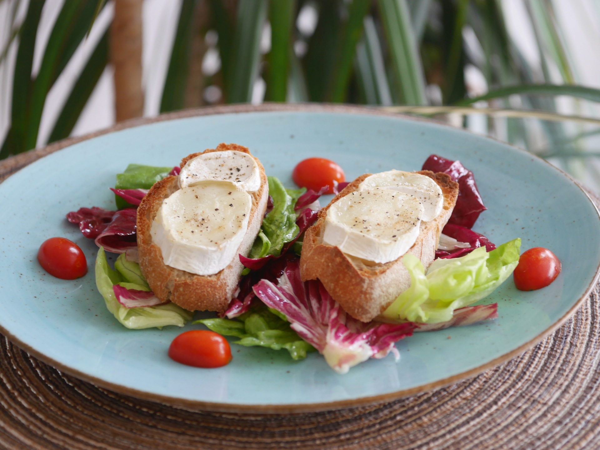 Salat mit Ziegenkse
