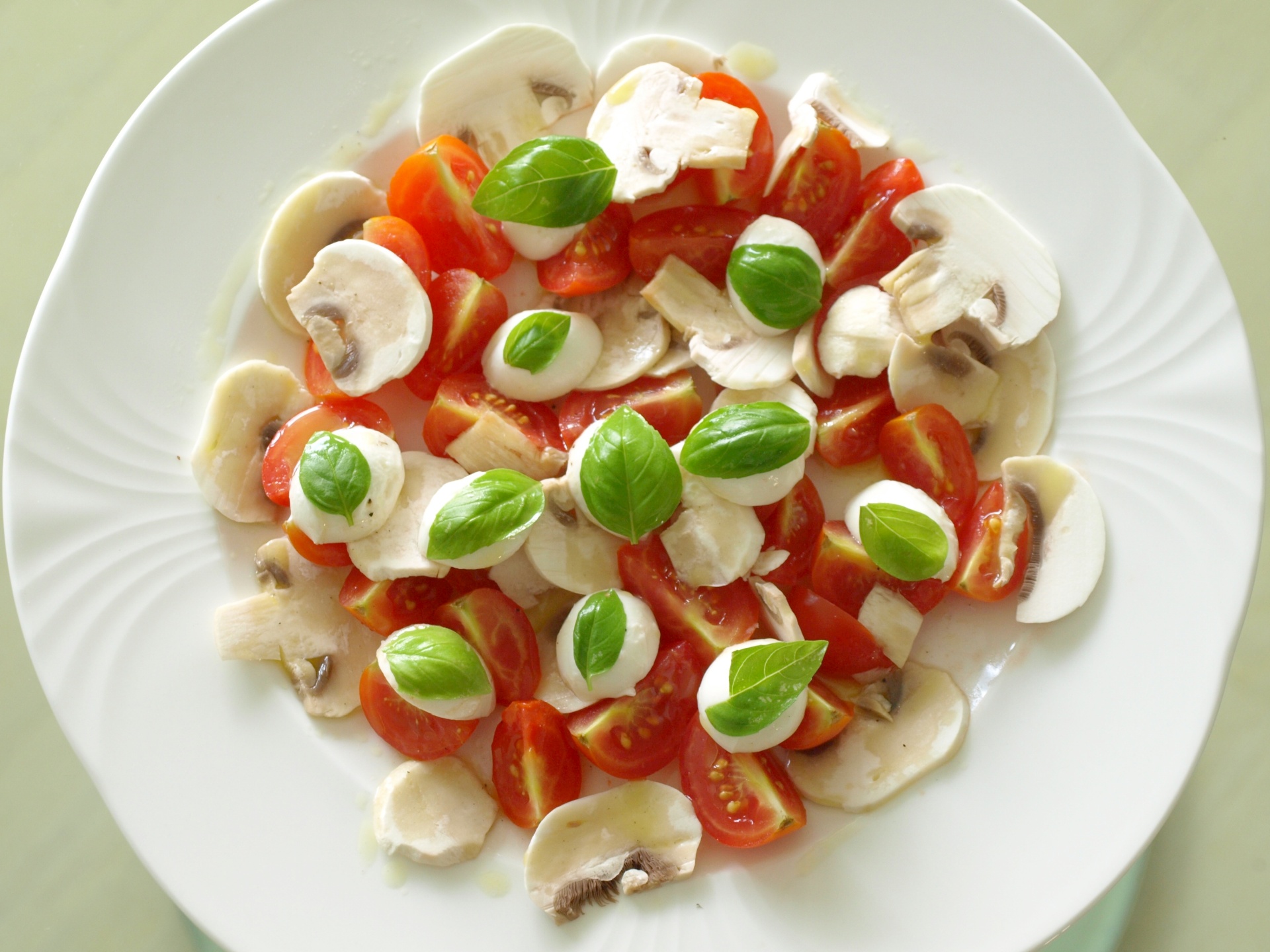 Tomaten mit Mozzarella