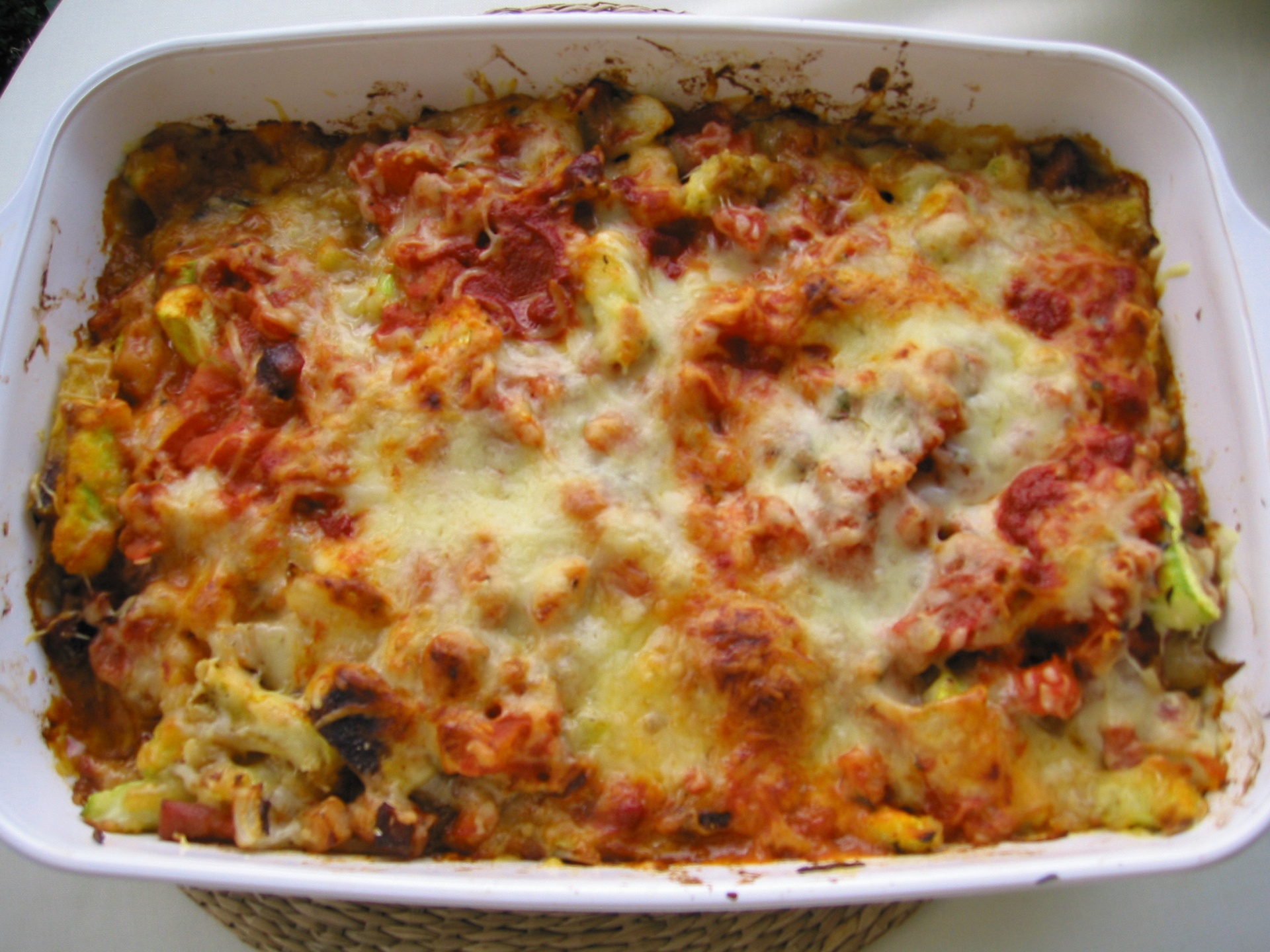 Zucchini berbacken