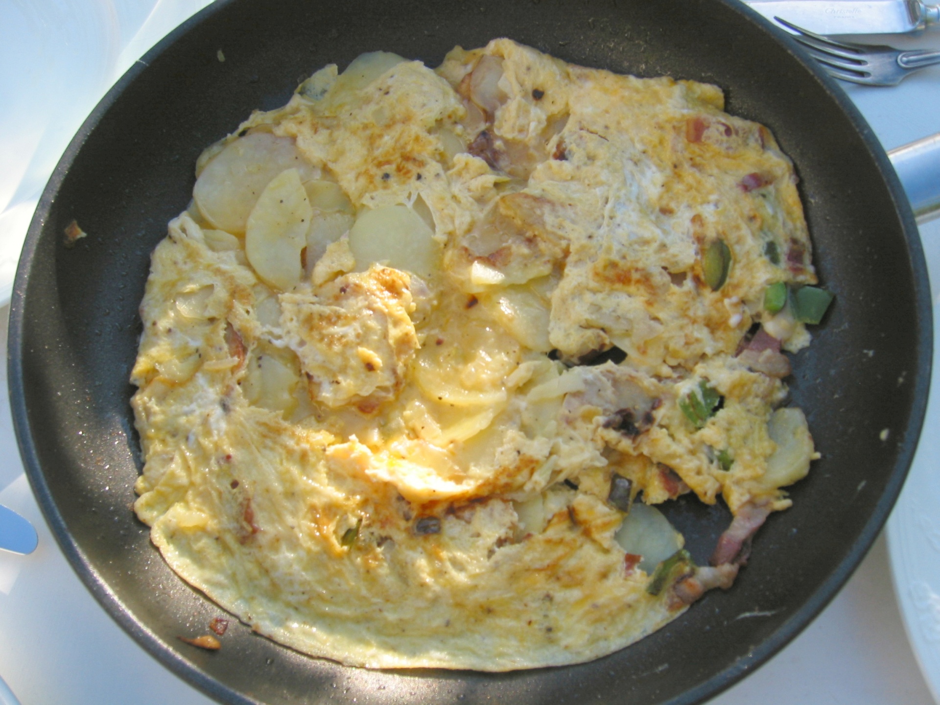 Spanisches Kartoffelomelett