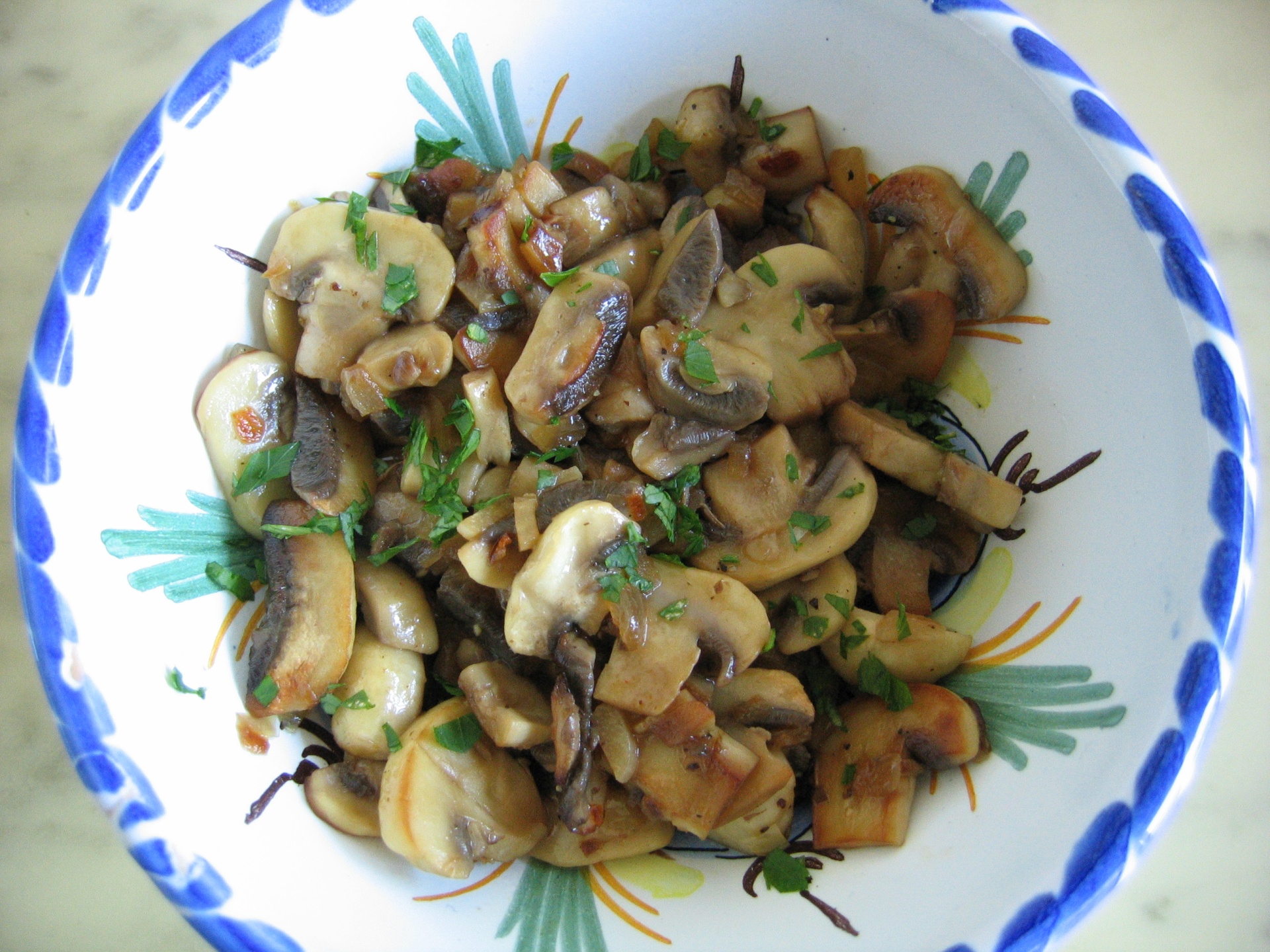 Champignons in Sherry