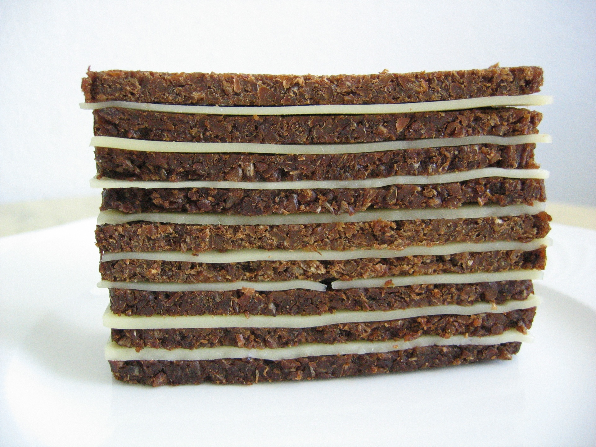 Geschichtetes Partybrot