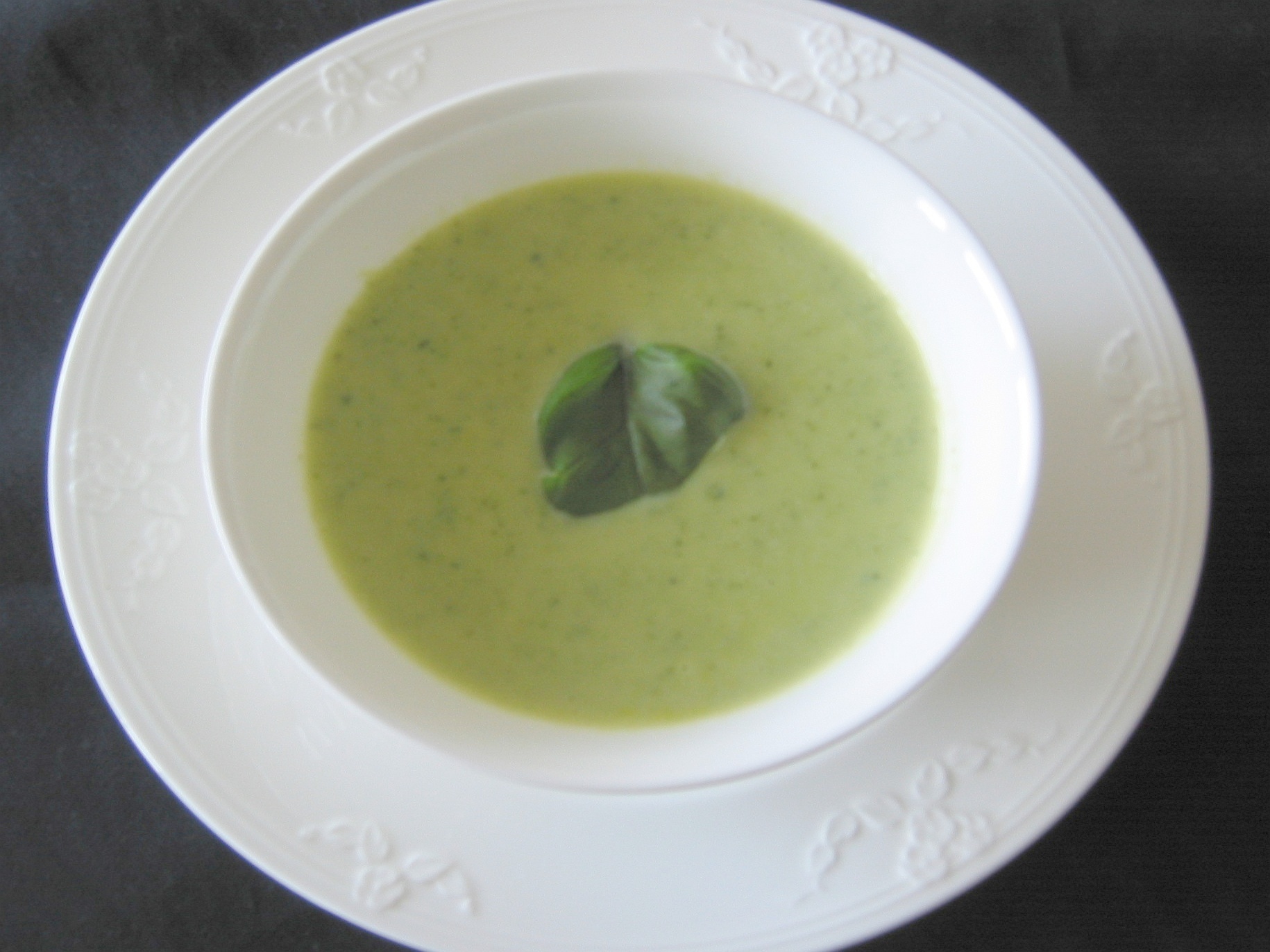 Zucchinicremesuppe