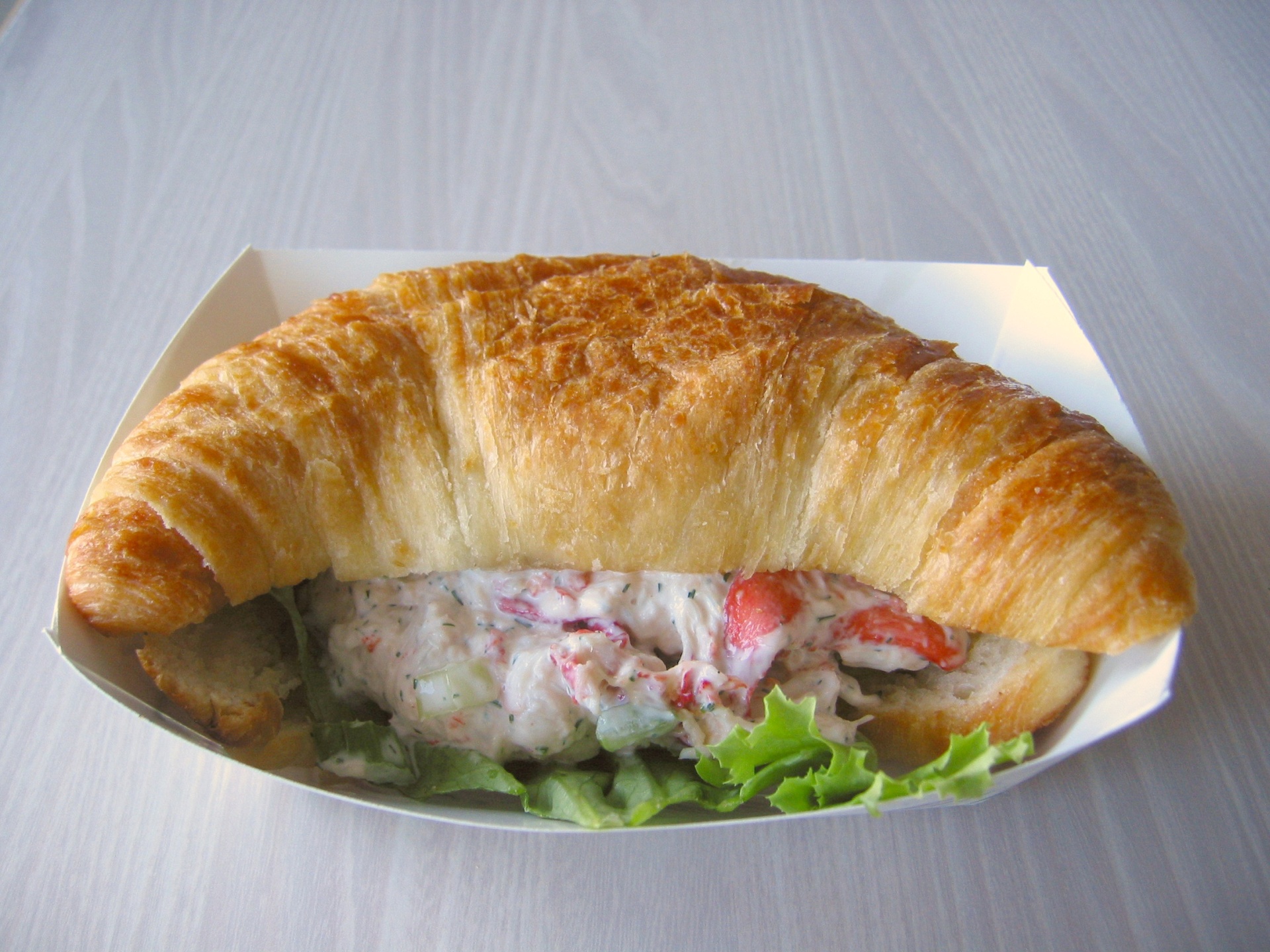 Sandwich mit Hummerfleisch