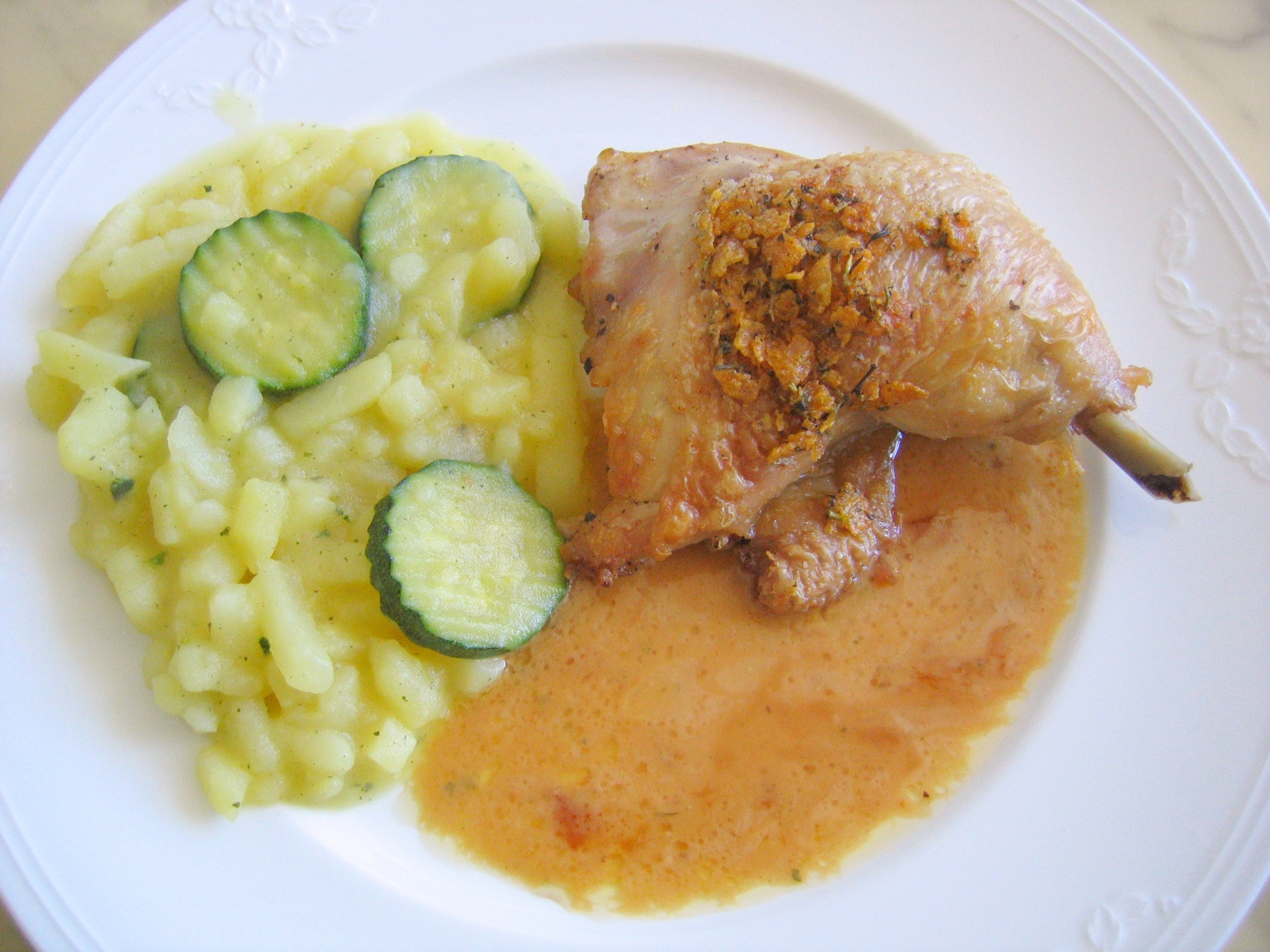 Hhnchenkeulen mit Krutern