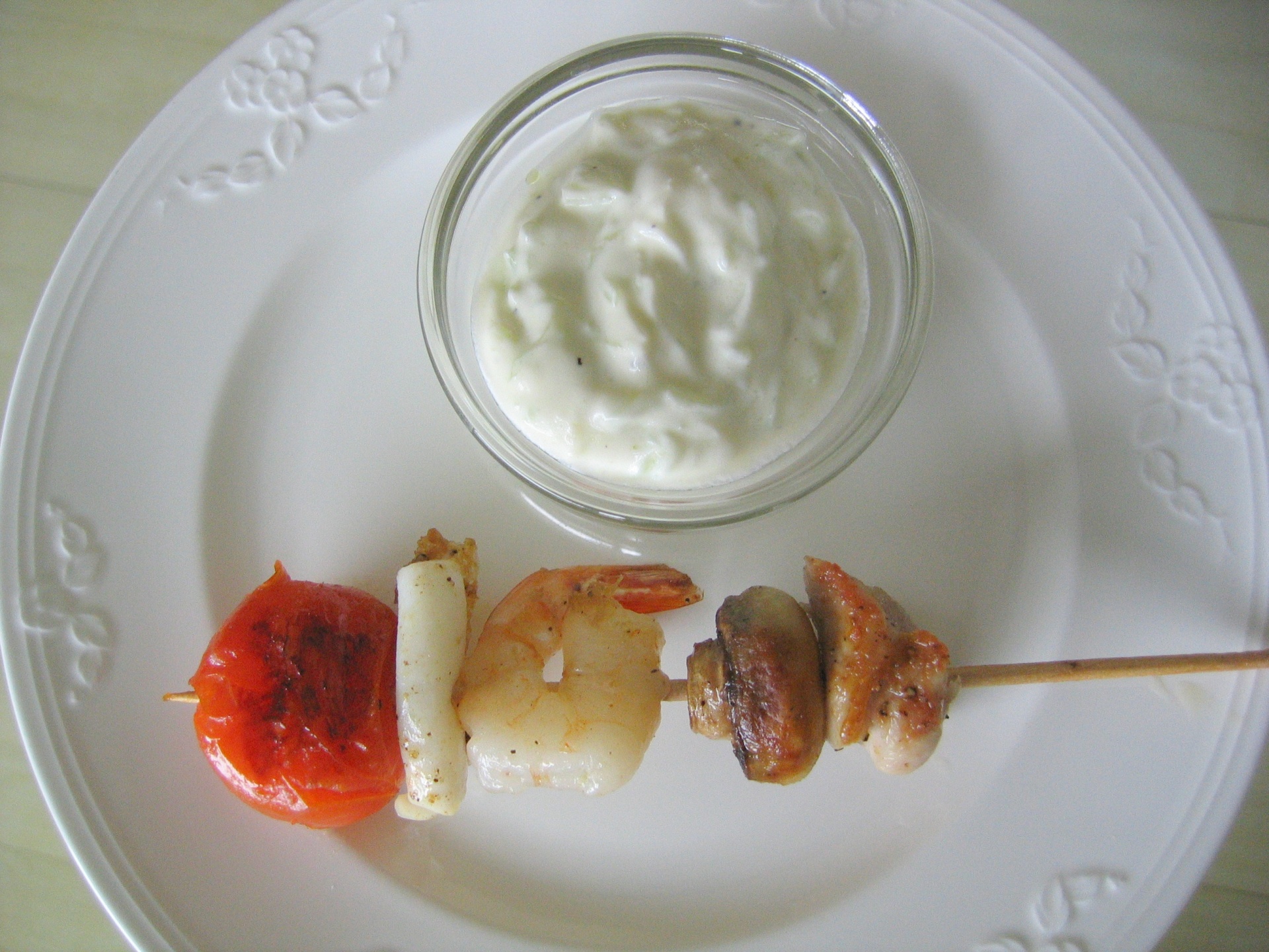Variation vom Spie mit Tsatsiki
