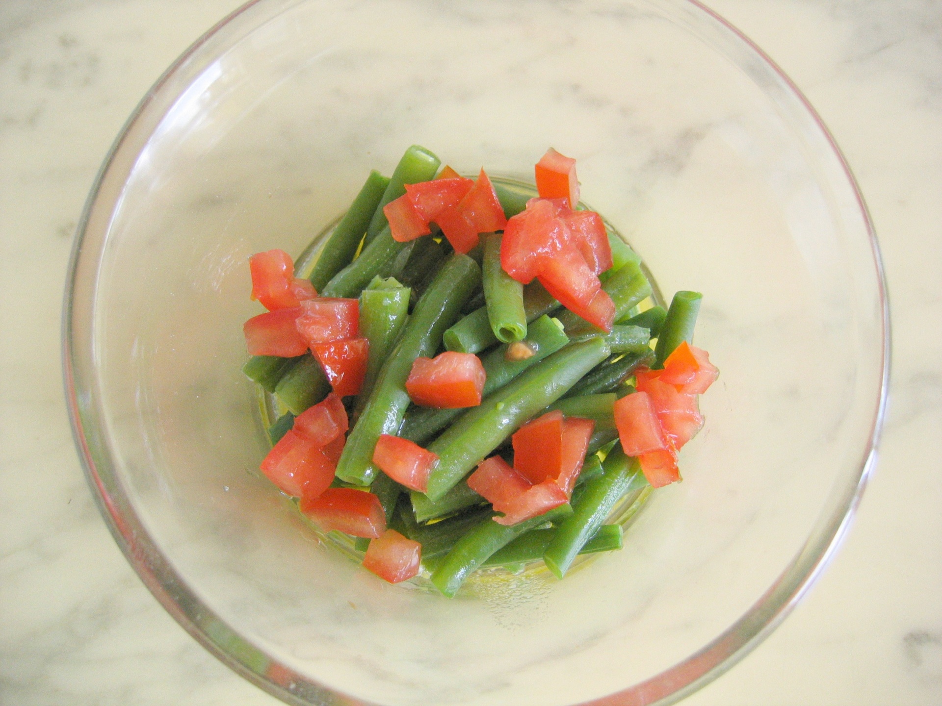 Bohnensalat mit Tomaten