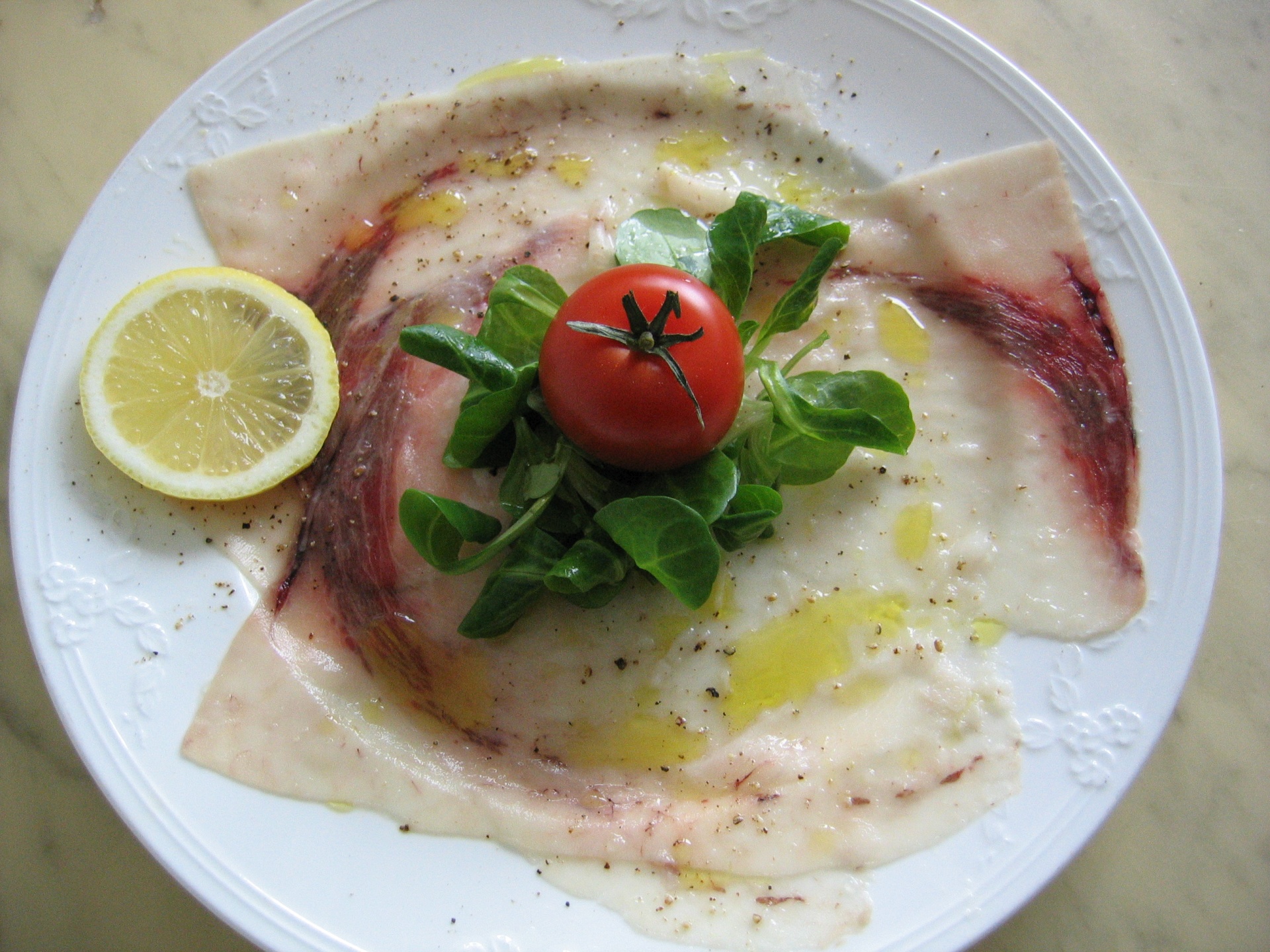 Carpaccio vom Schwertfisch