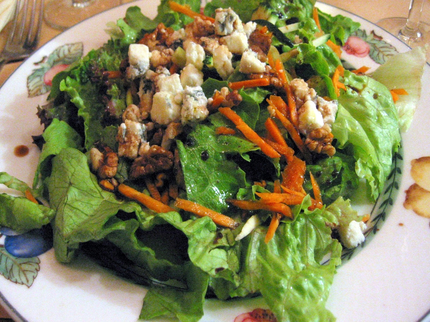 Salat mit Roquefort