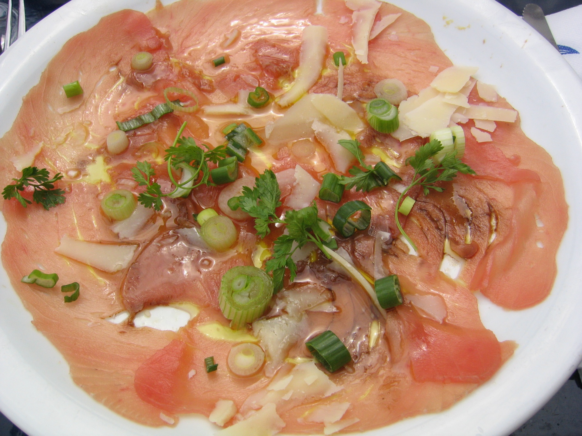 Carpaccio vom Thunfisch