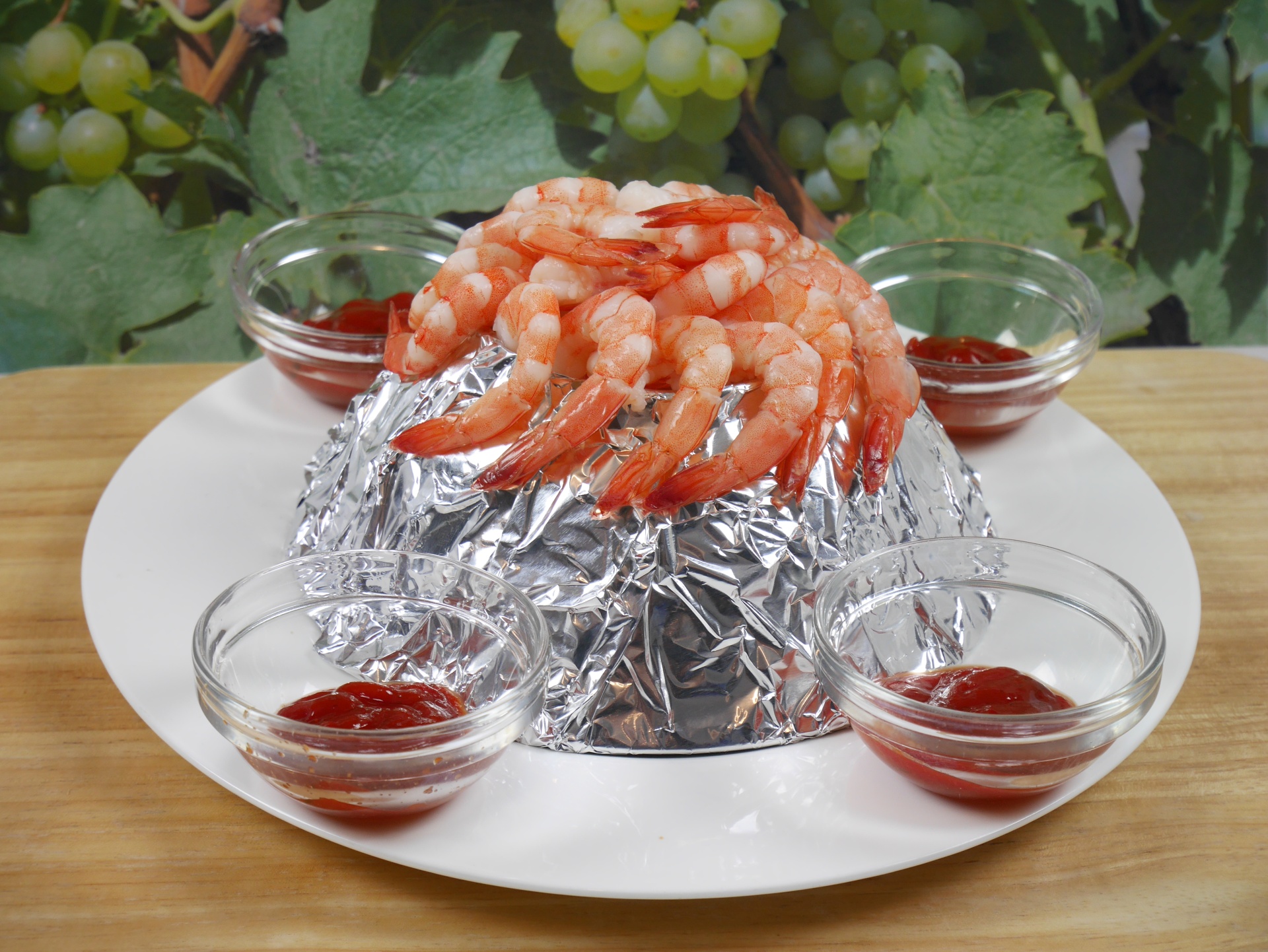 Partygarnelen mit Hot Chili Sauce