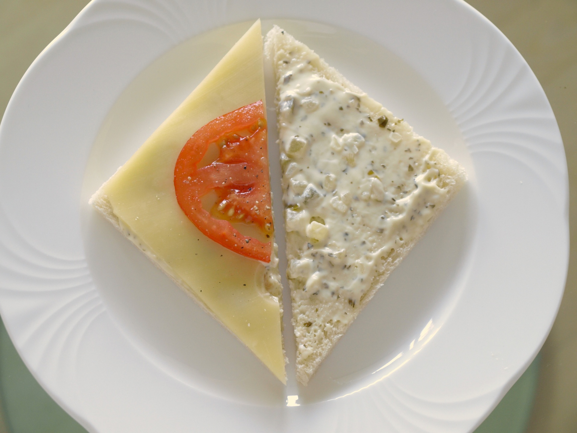 Tramezzini mit Kse und Remoulade