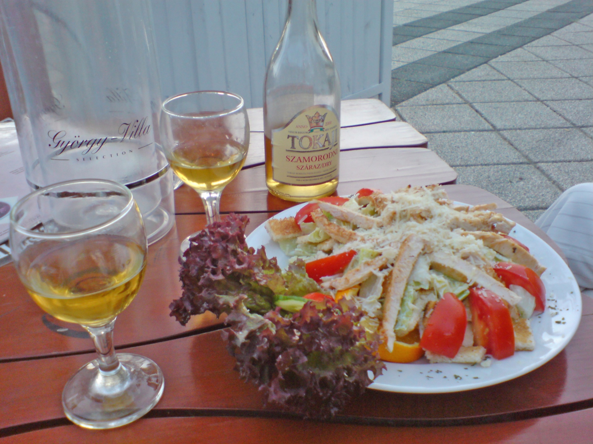 Caesar Salad mit Hhnerbruststreifen