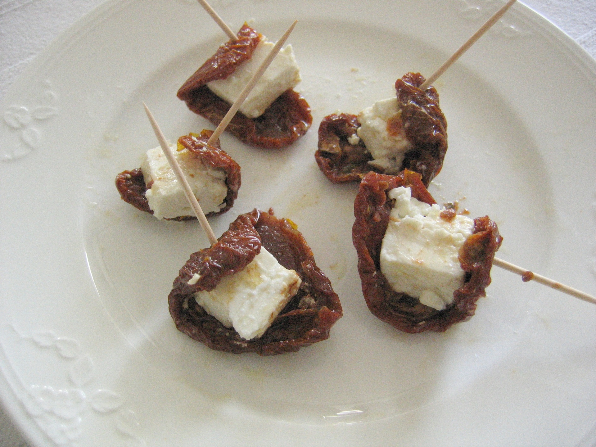 Getrocknete Tomaten mit Feta-Kse