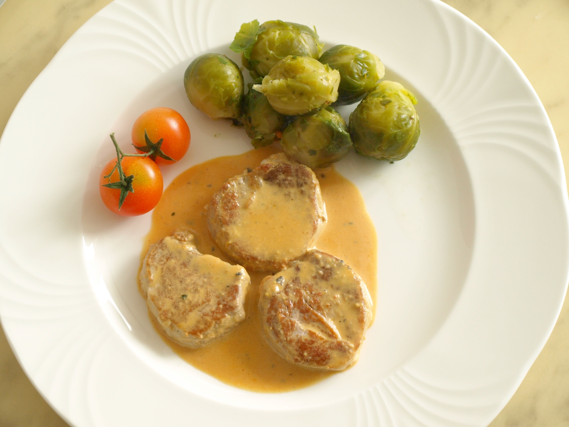 Schweinefilet mit Cachaca-Sauce