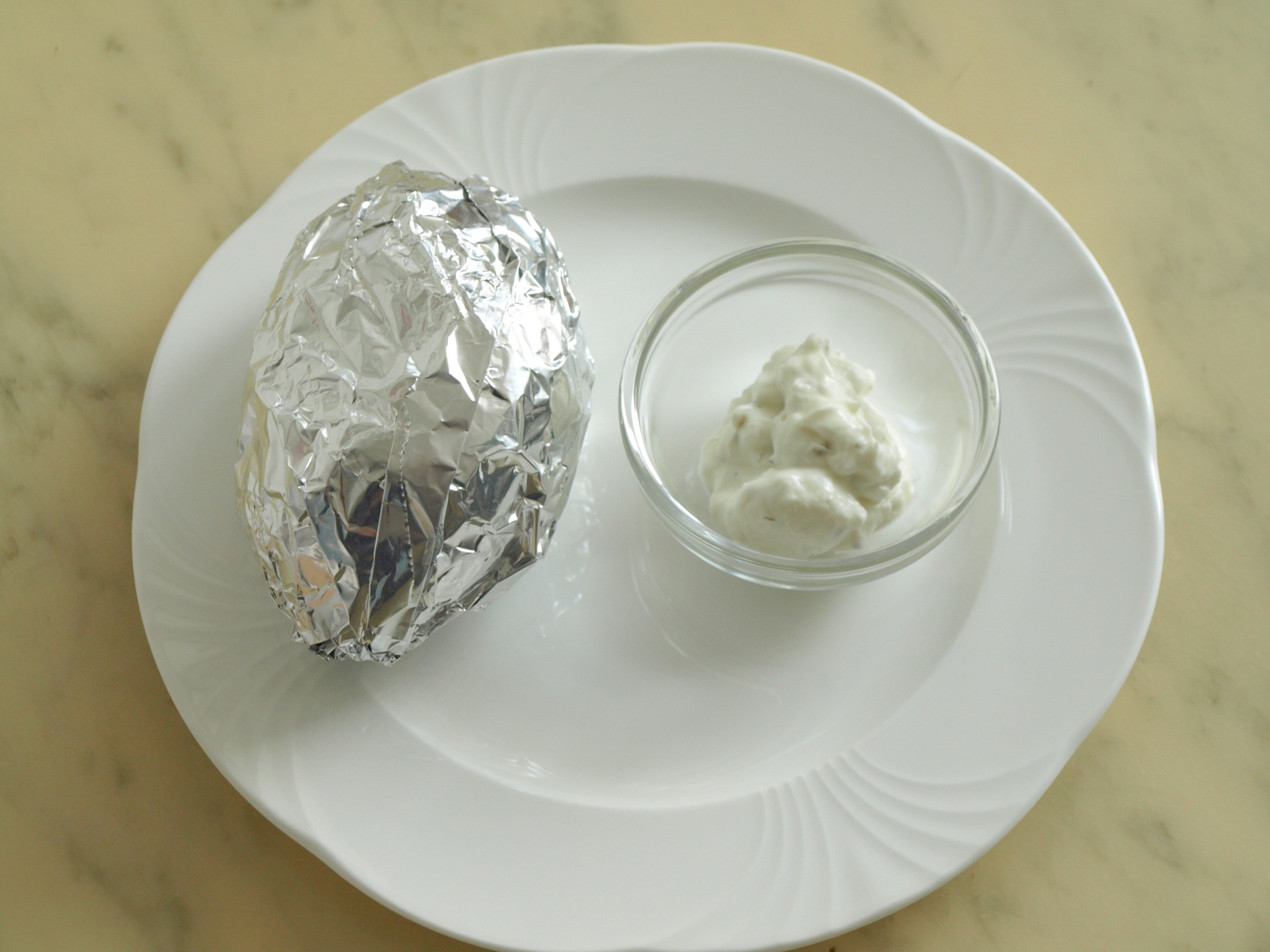 Folienkartoffeln mit Sour Cream