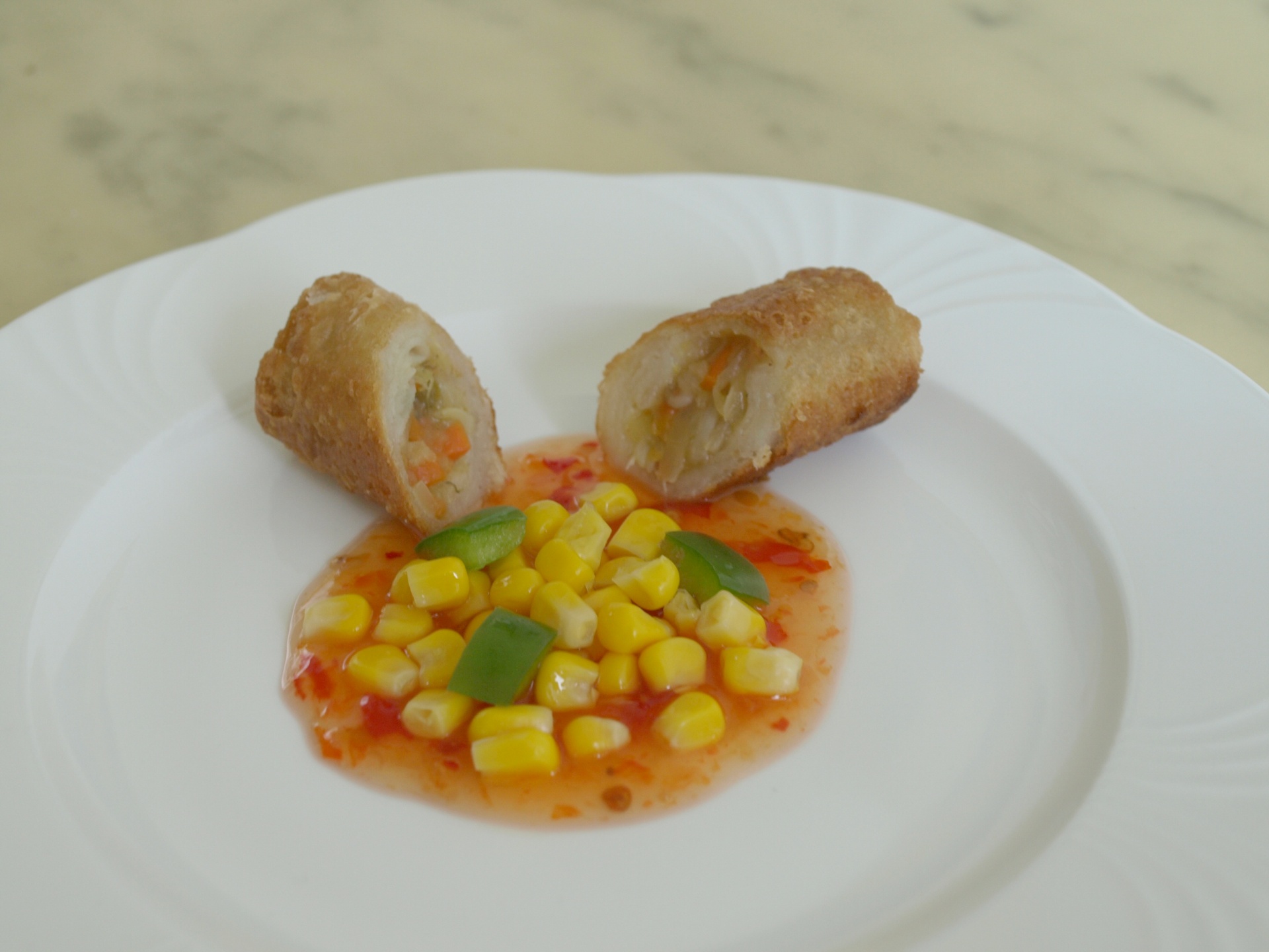 Mini-Frhlingsrolle mit Mais