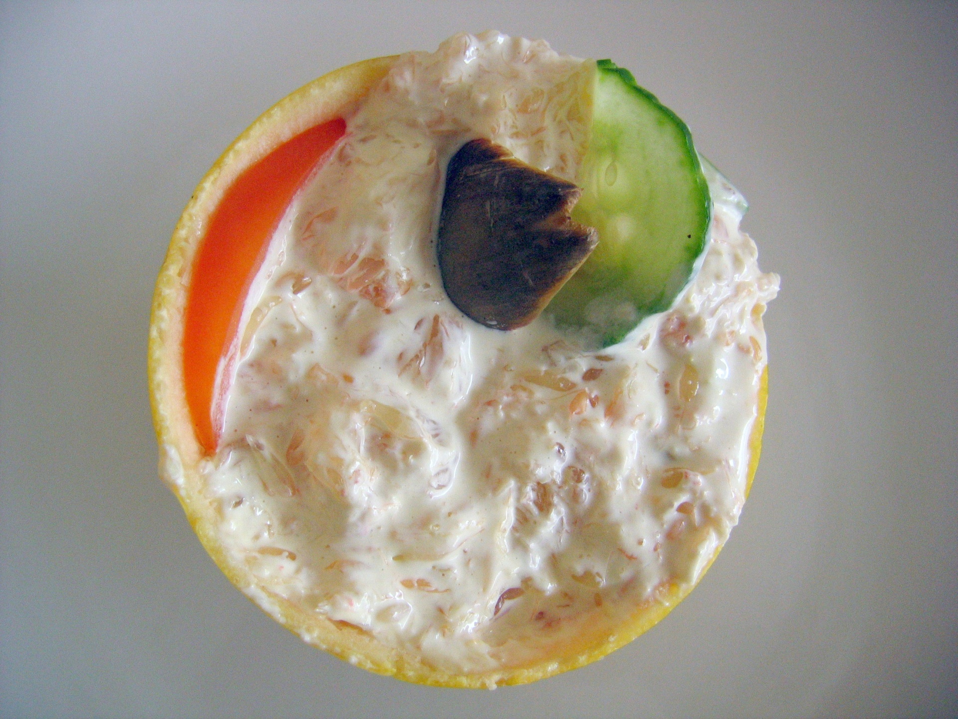 Gefllte Grapefruit