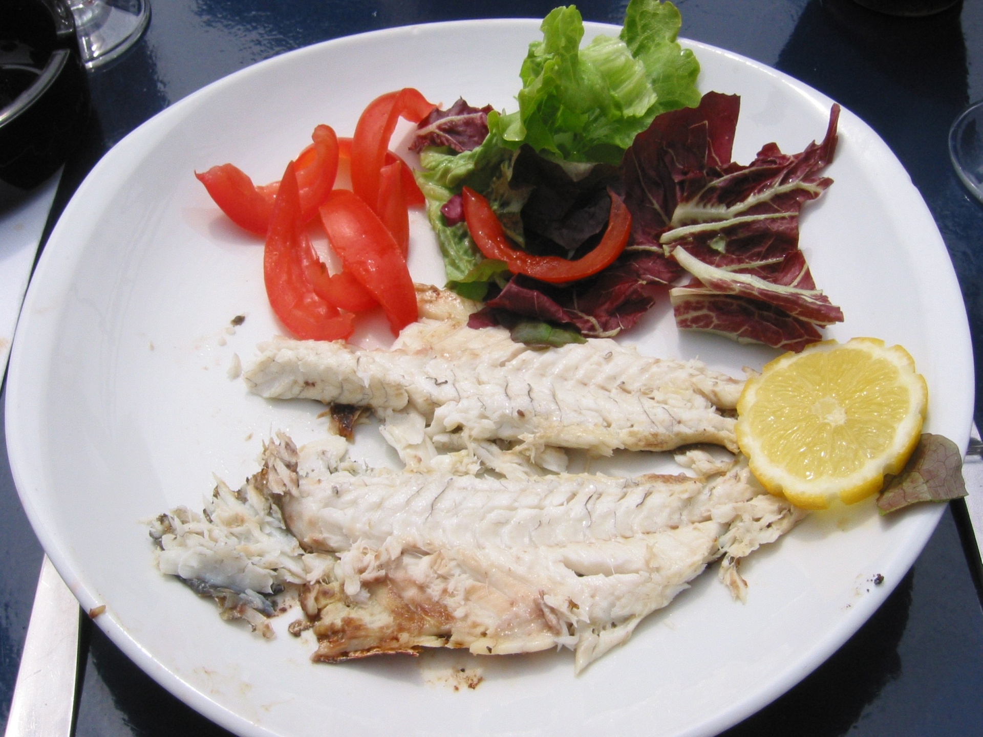 Gegrillter Wolfsbarsch
