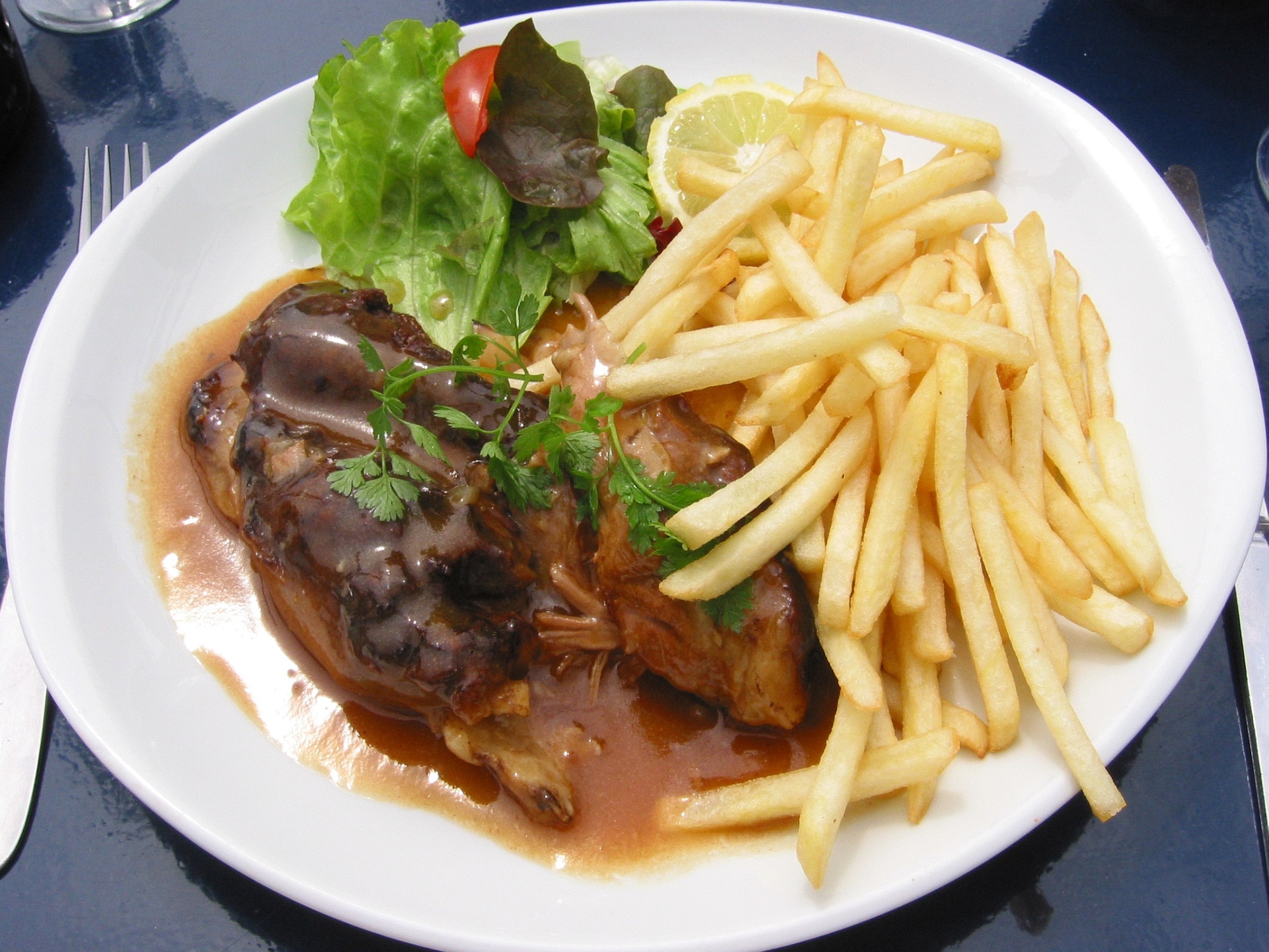 Geschmortes Lammfleisch
