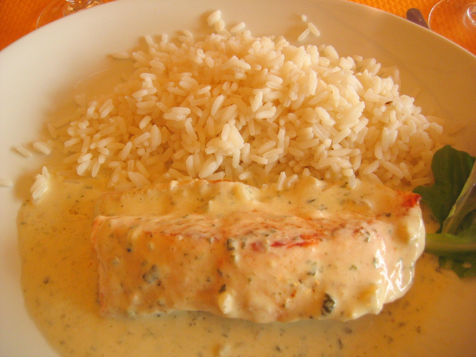 Lachs mit Sauerampfersauce