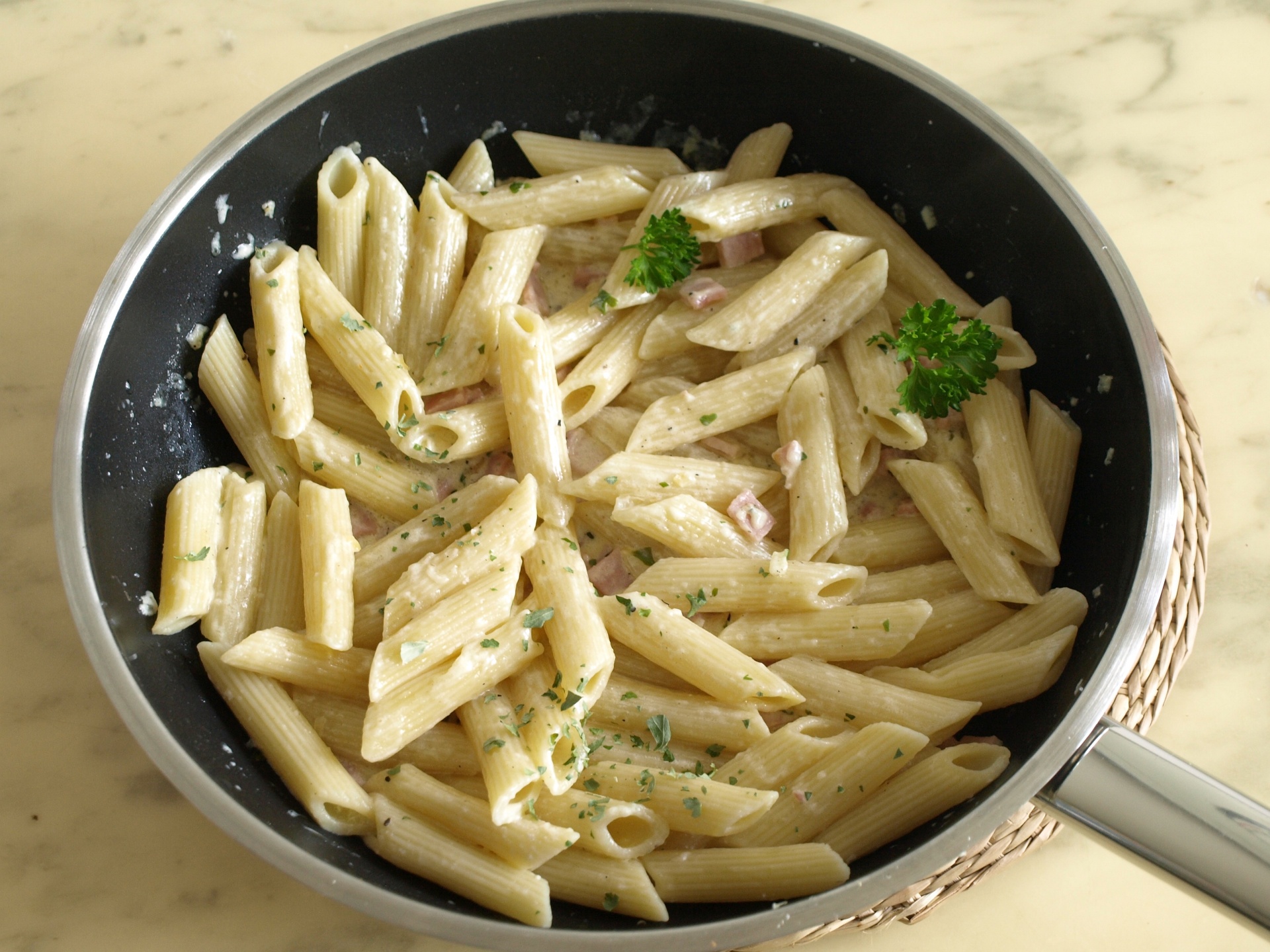 Penne mit Mascarpone