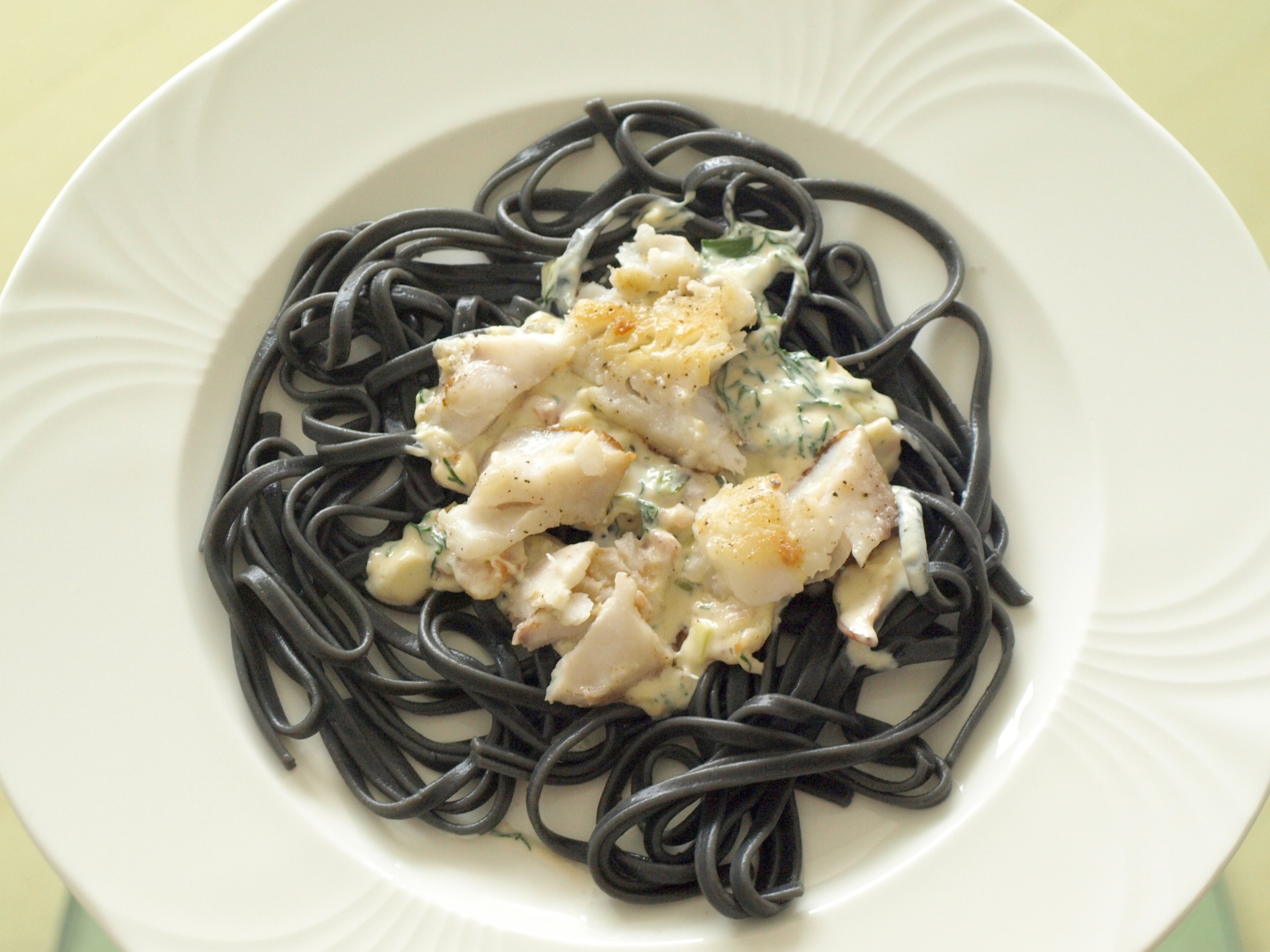 Linguine nero di seppia