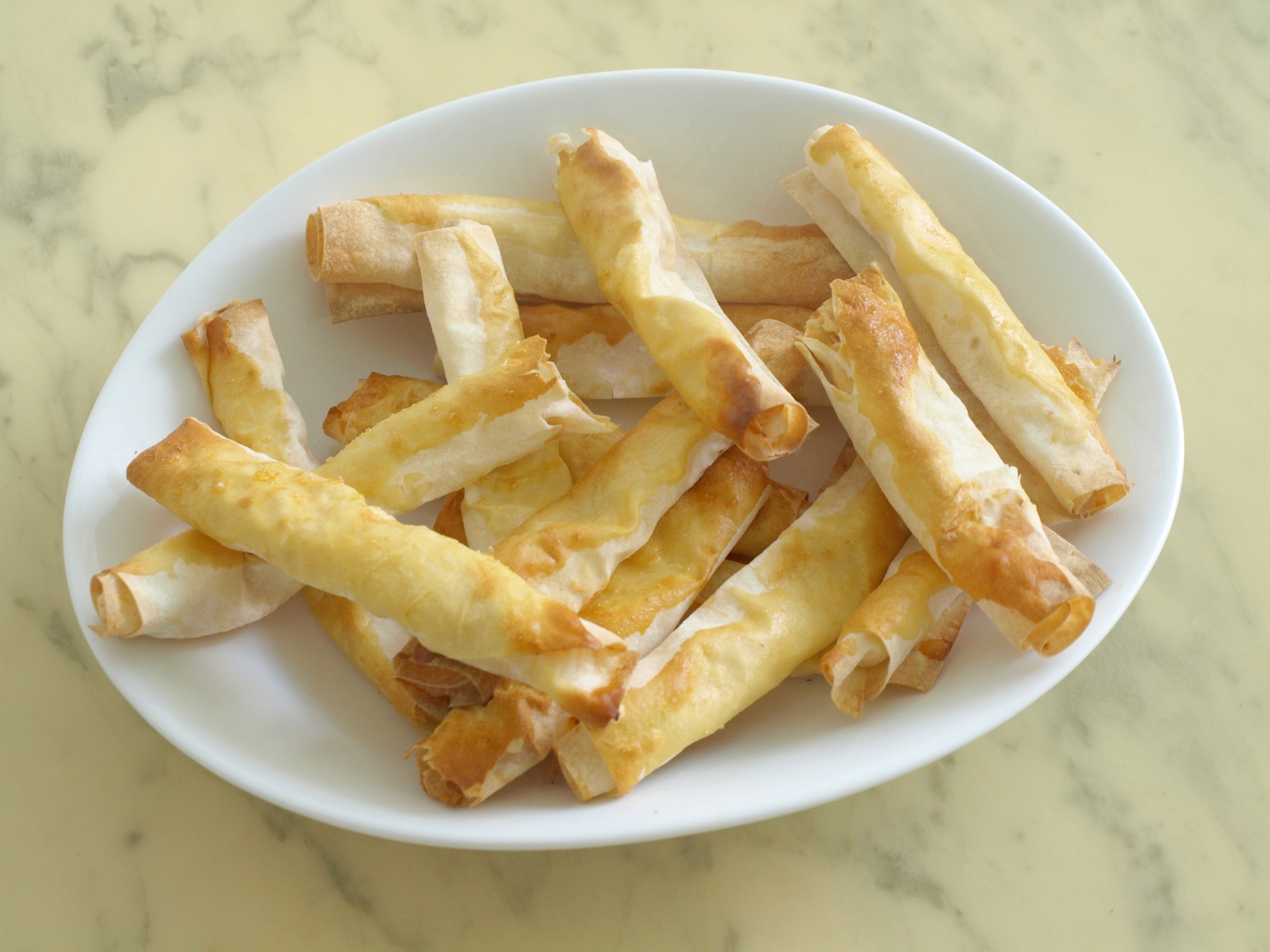 Frischkse-Rllchen auf orientalische Art