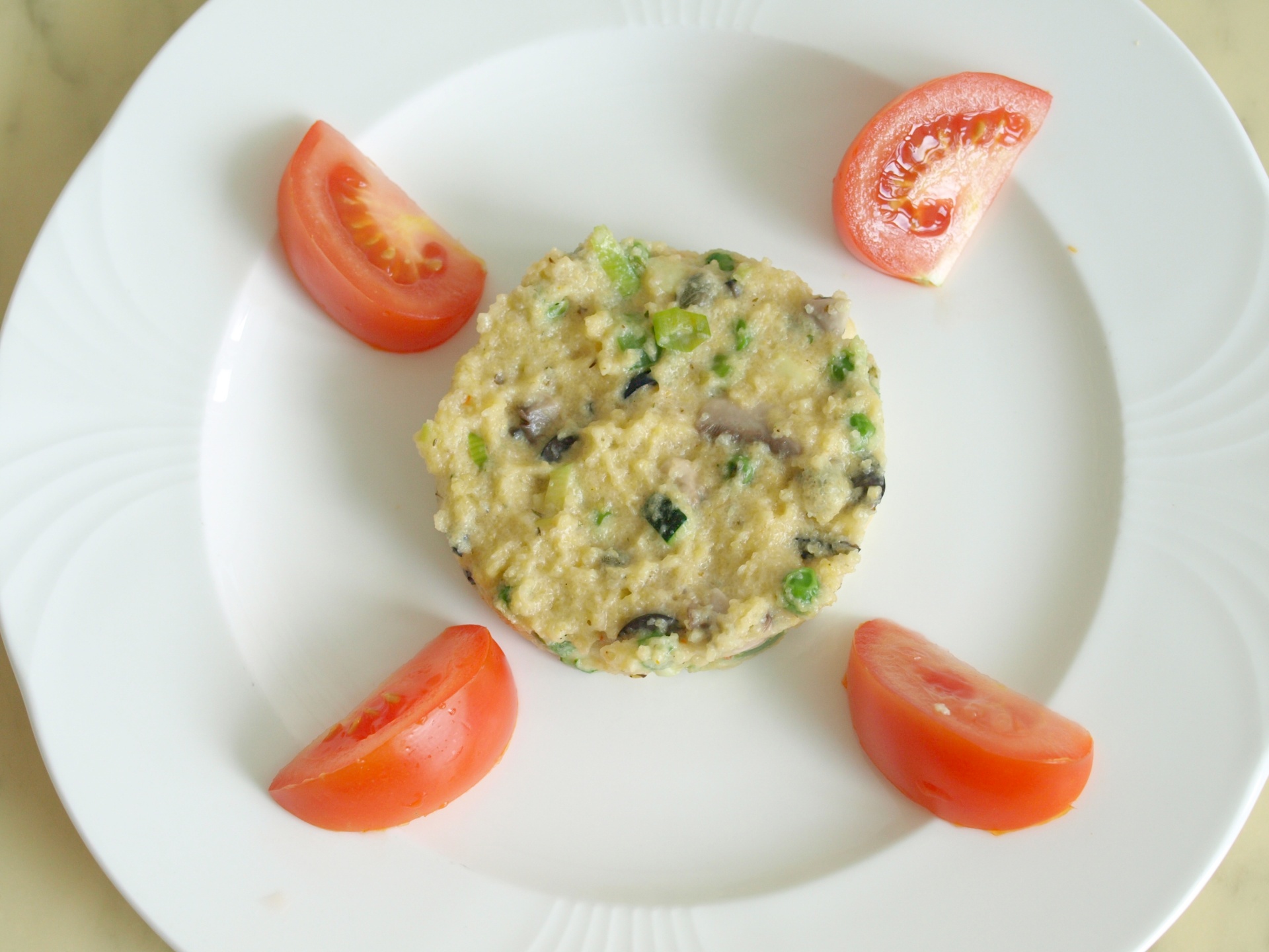 Mediterrane Gemsepolenta