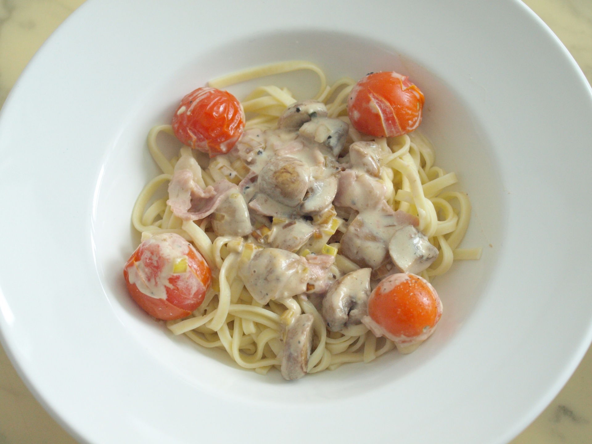 Taglierini mit Steinpilzen