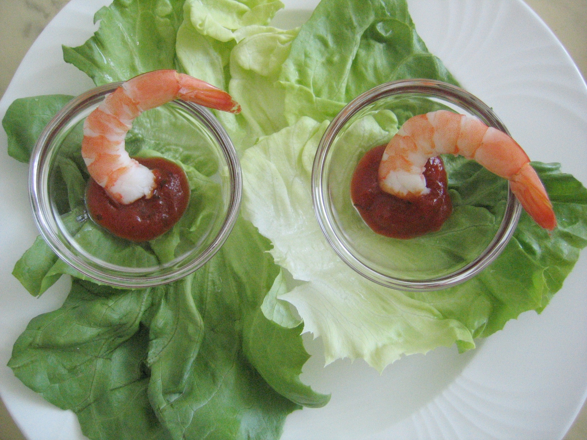 Partygarnelen mit Hot Chili Sauce