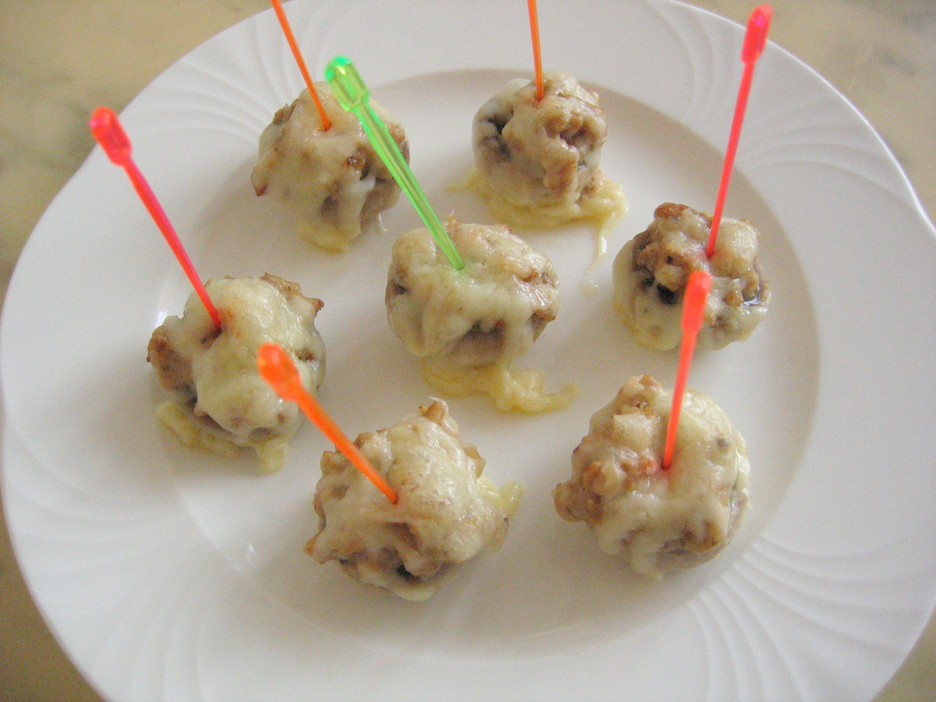 Gefllte Champignons