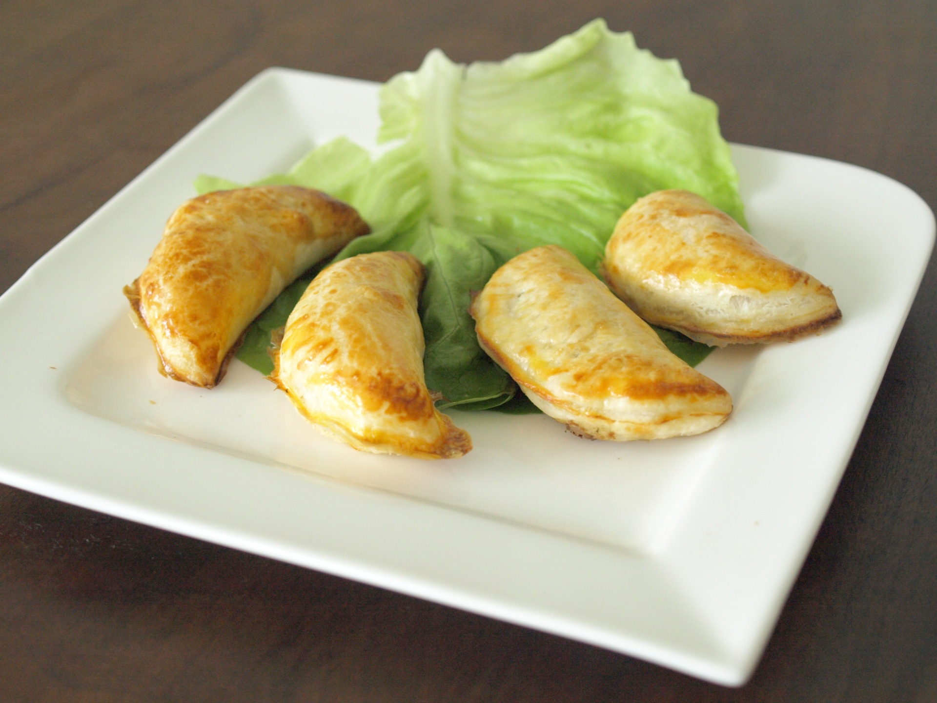 Teigtaschen mit Kalbshack