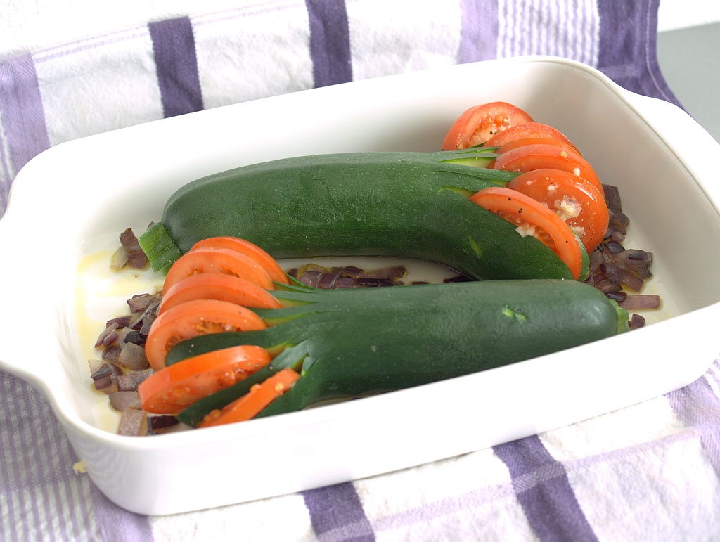 Zucchini mit Tomaten, provenzalisch