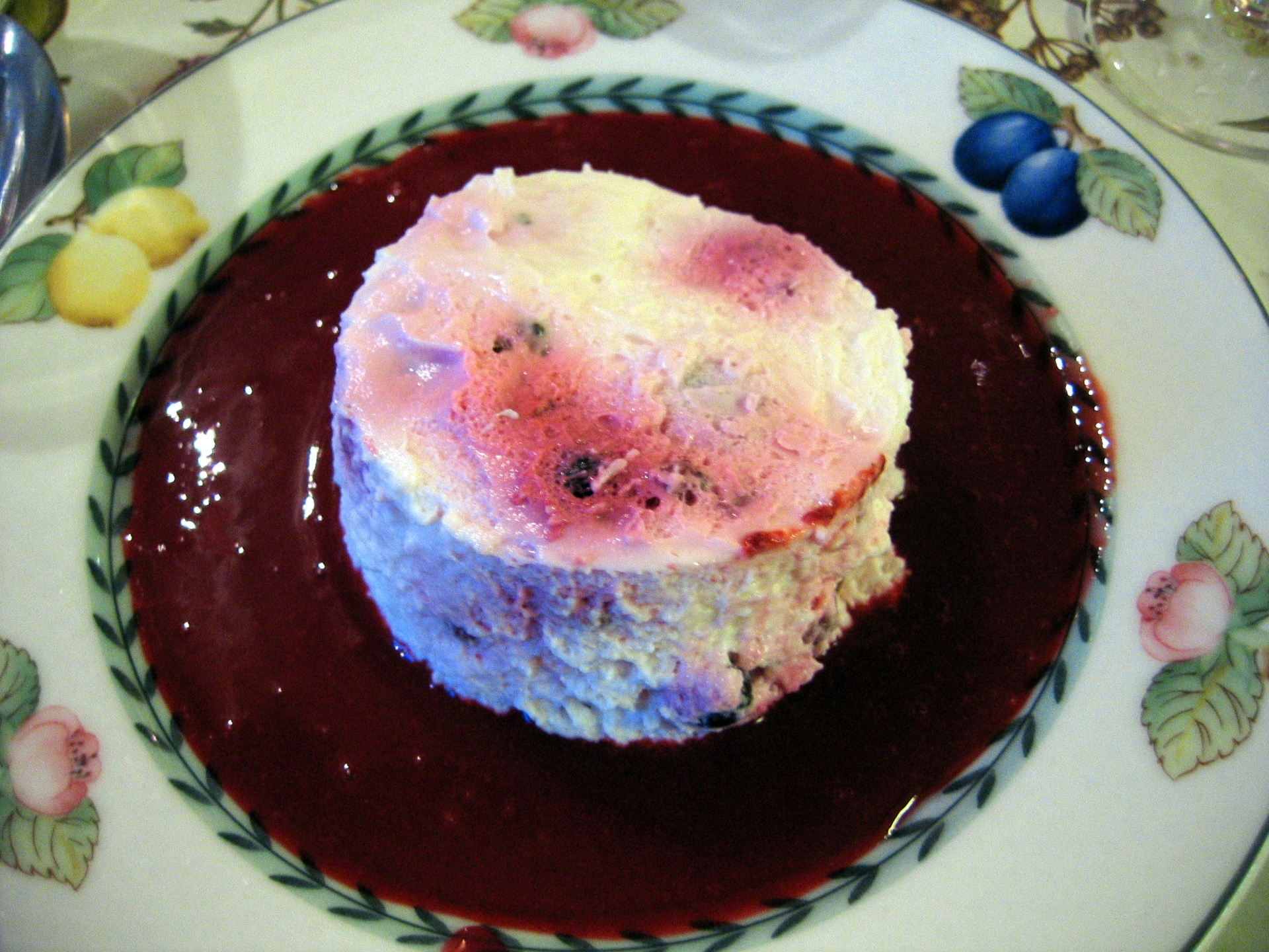 Quarkcreme mit Fruchtmus