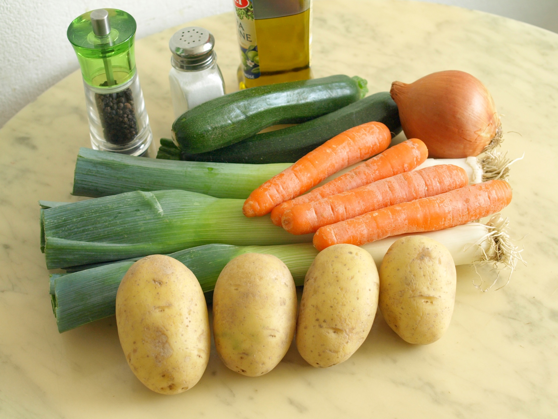 Gemsesuppe, passiert