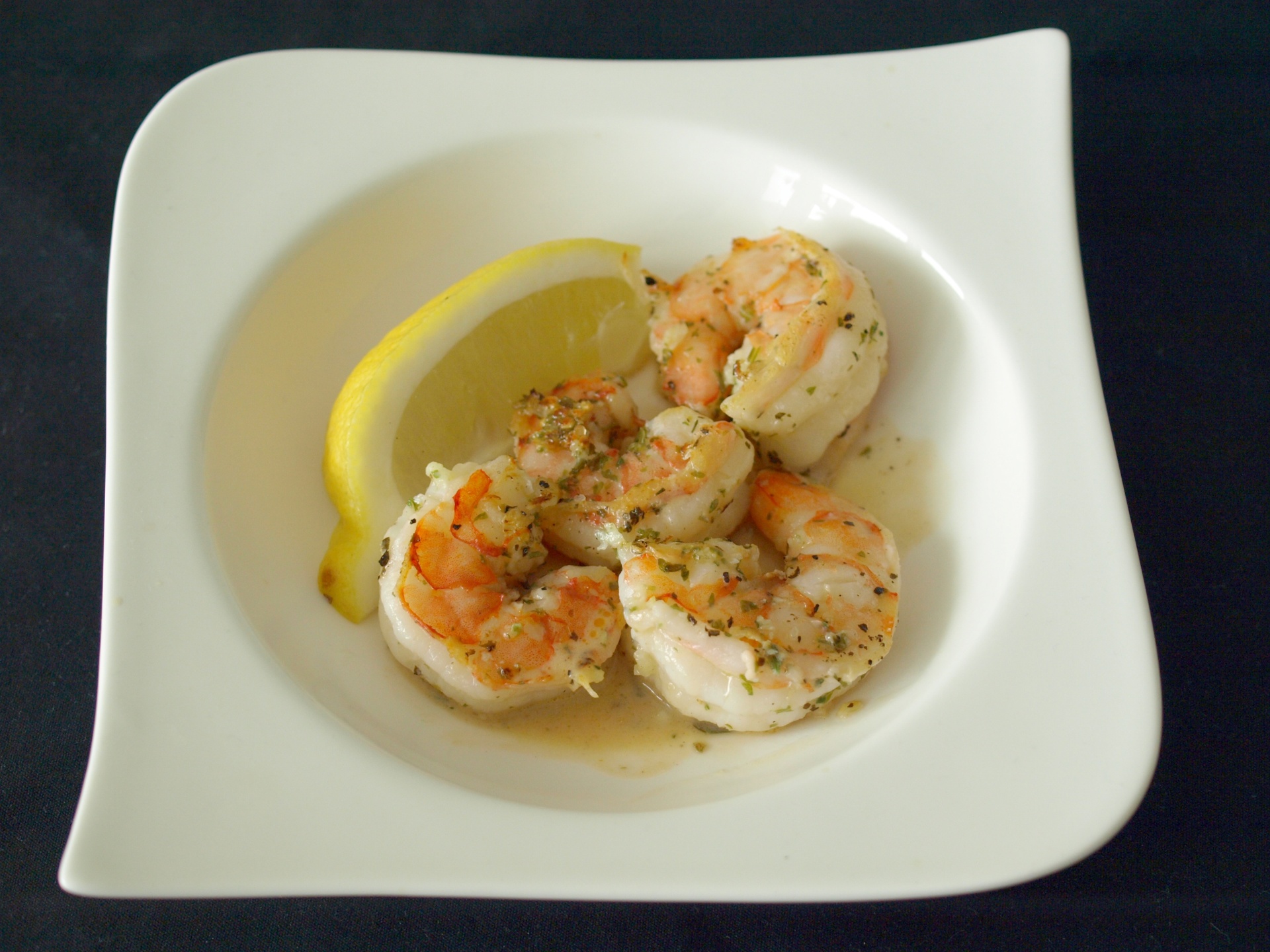 Riesengarnelen mit Knoblauch-Paste