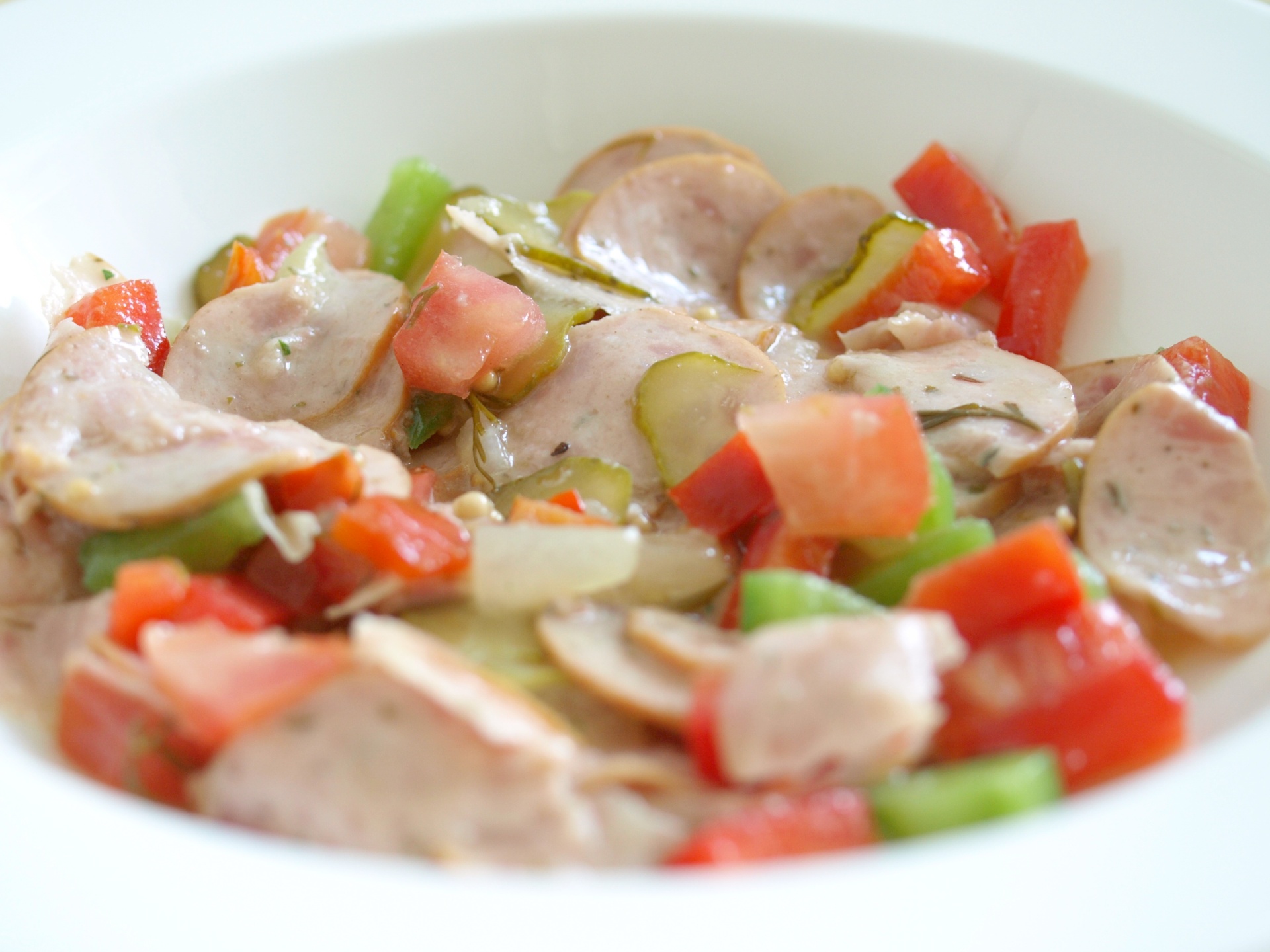 Ungarischer Wurstsalat