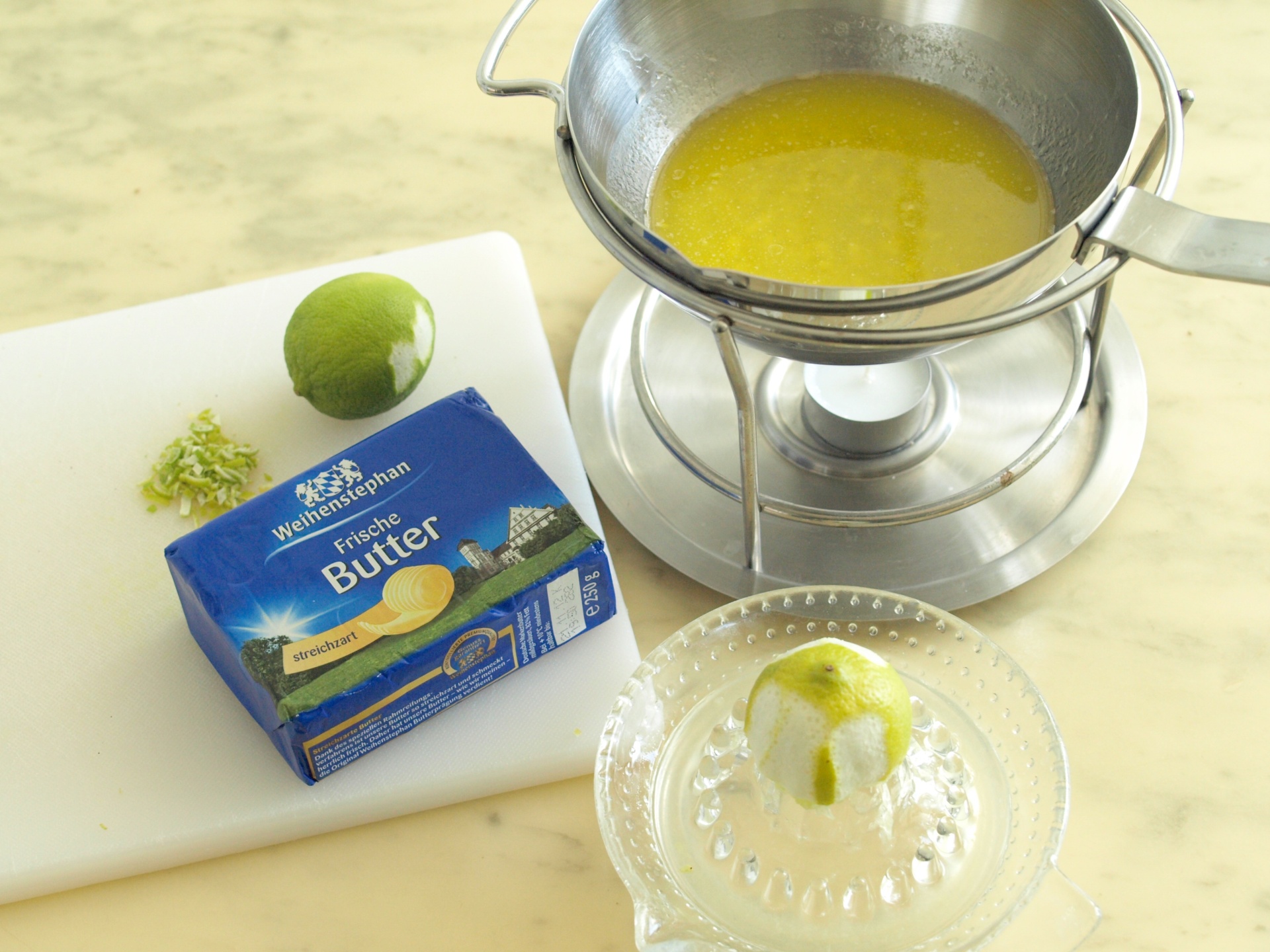 Limettenbutter