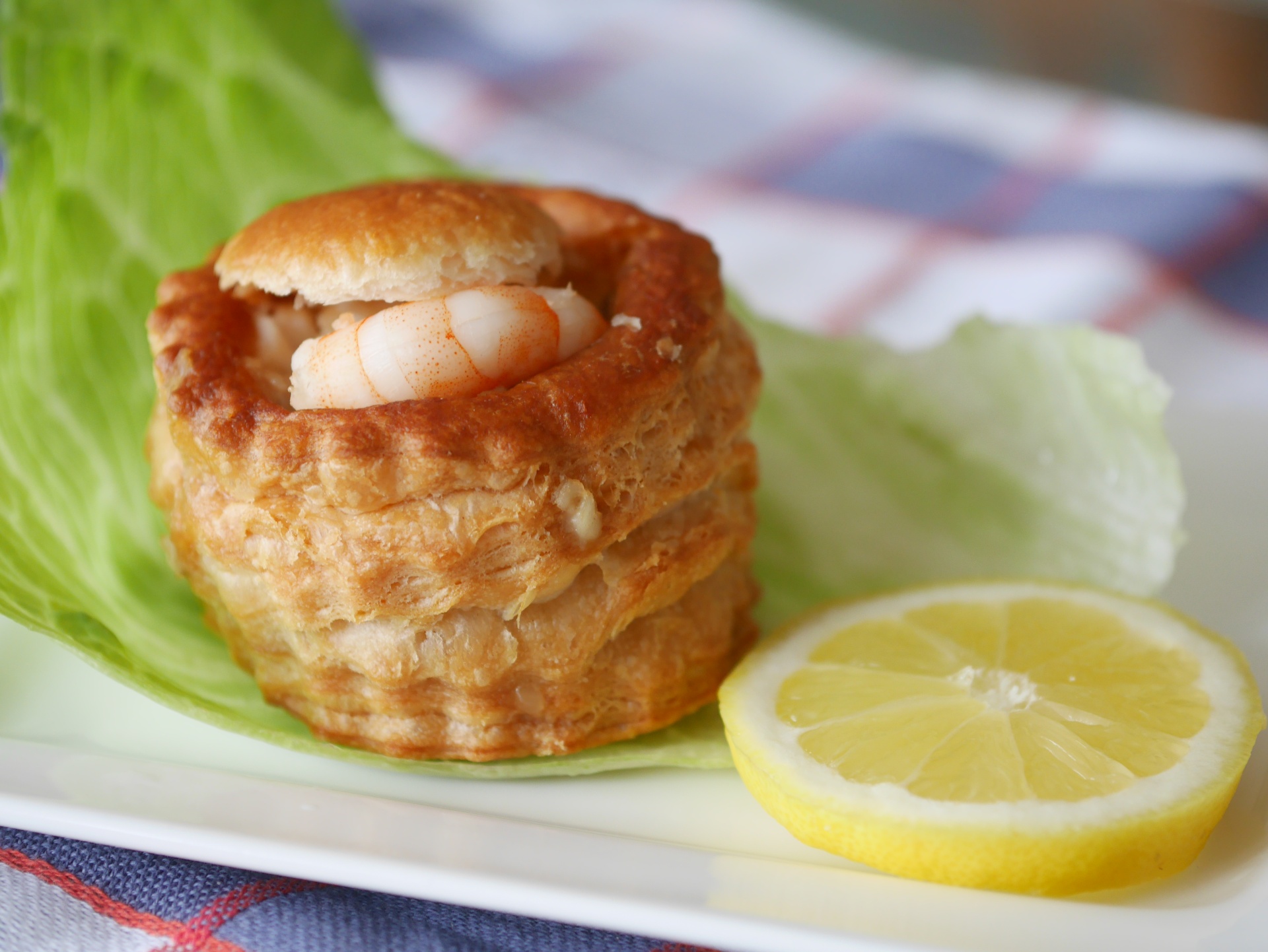 Pastetchen mit Fisch- und Meeresfrchteragout