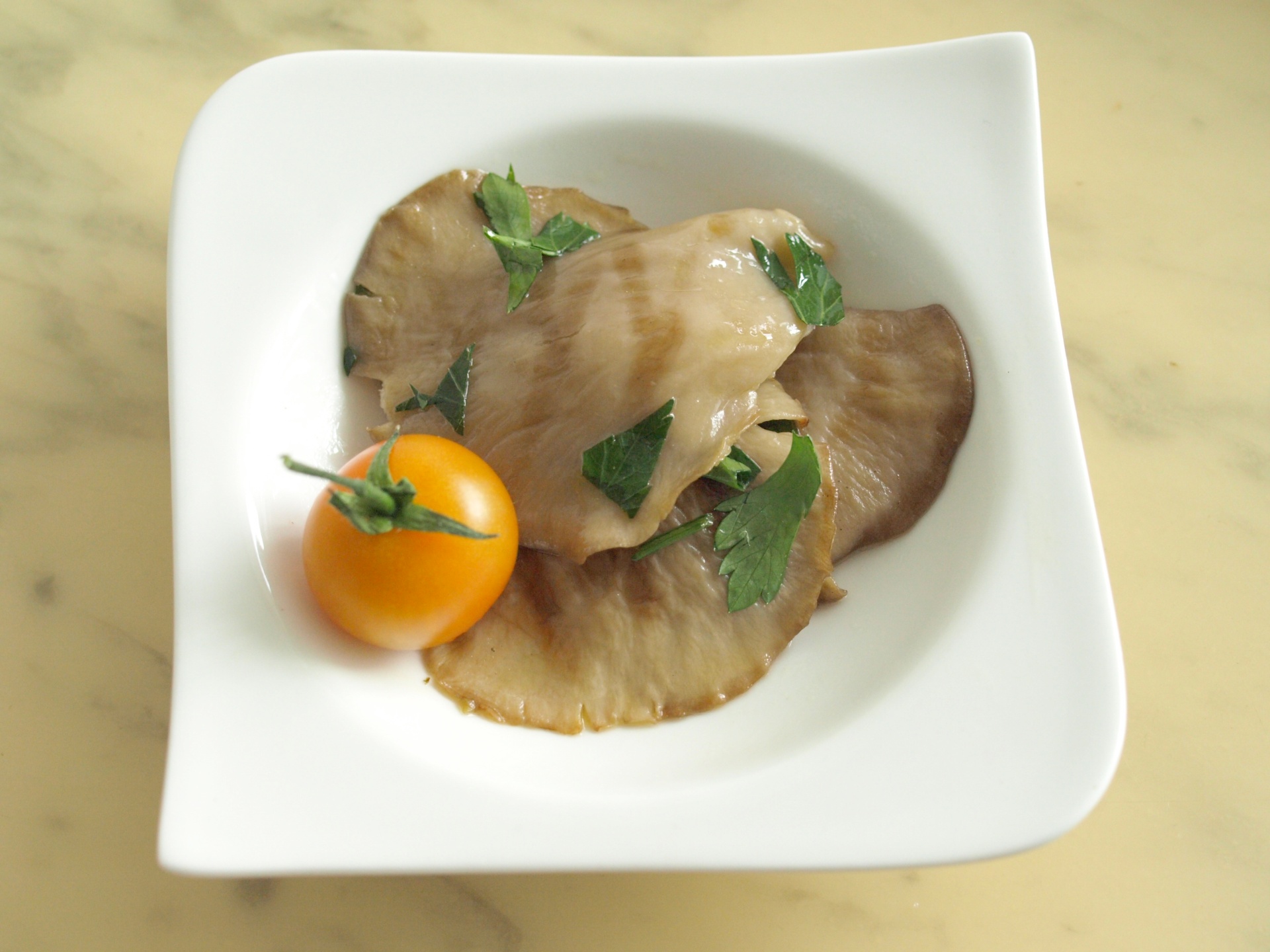 Gegrillte Austernpilze