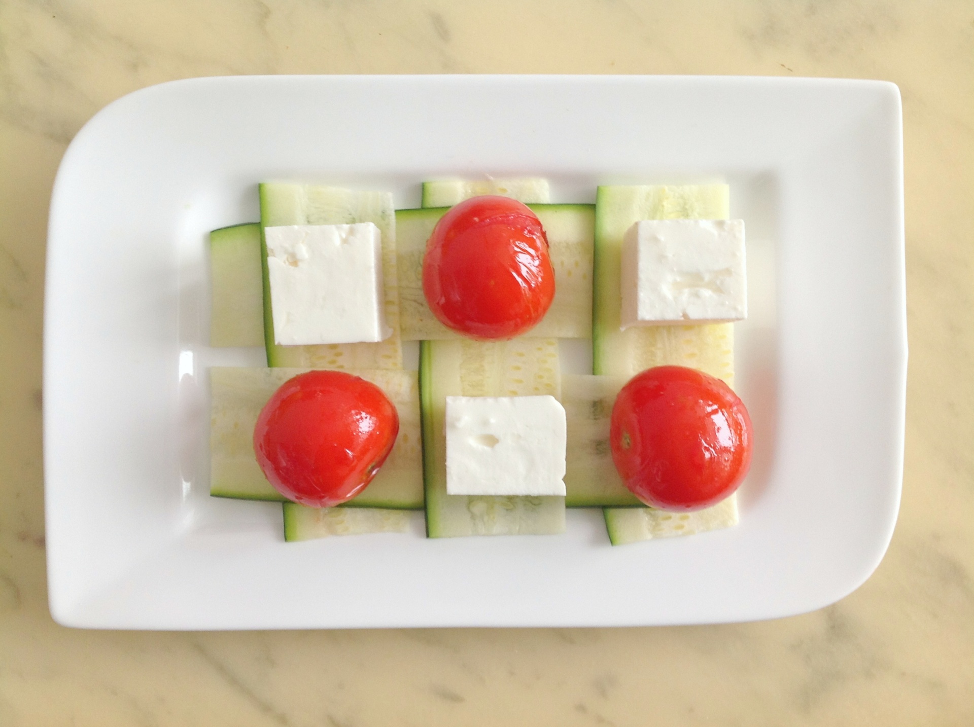 Karamellisierte Kirschtomaten mit Feta-Kse