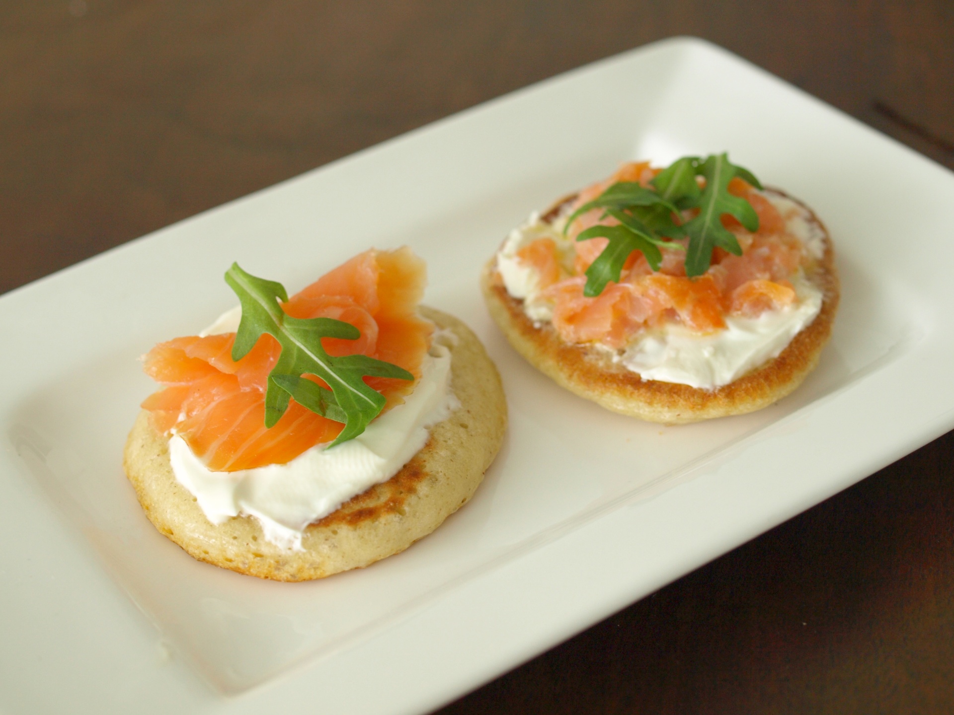 Blini mit Rucherlachs