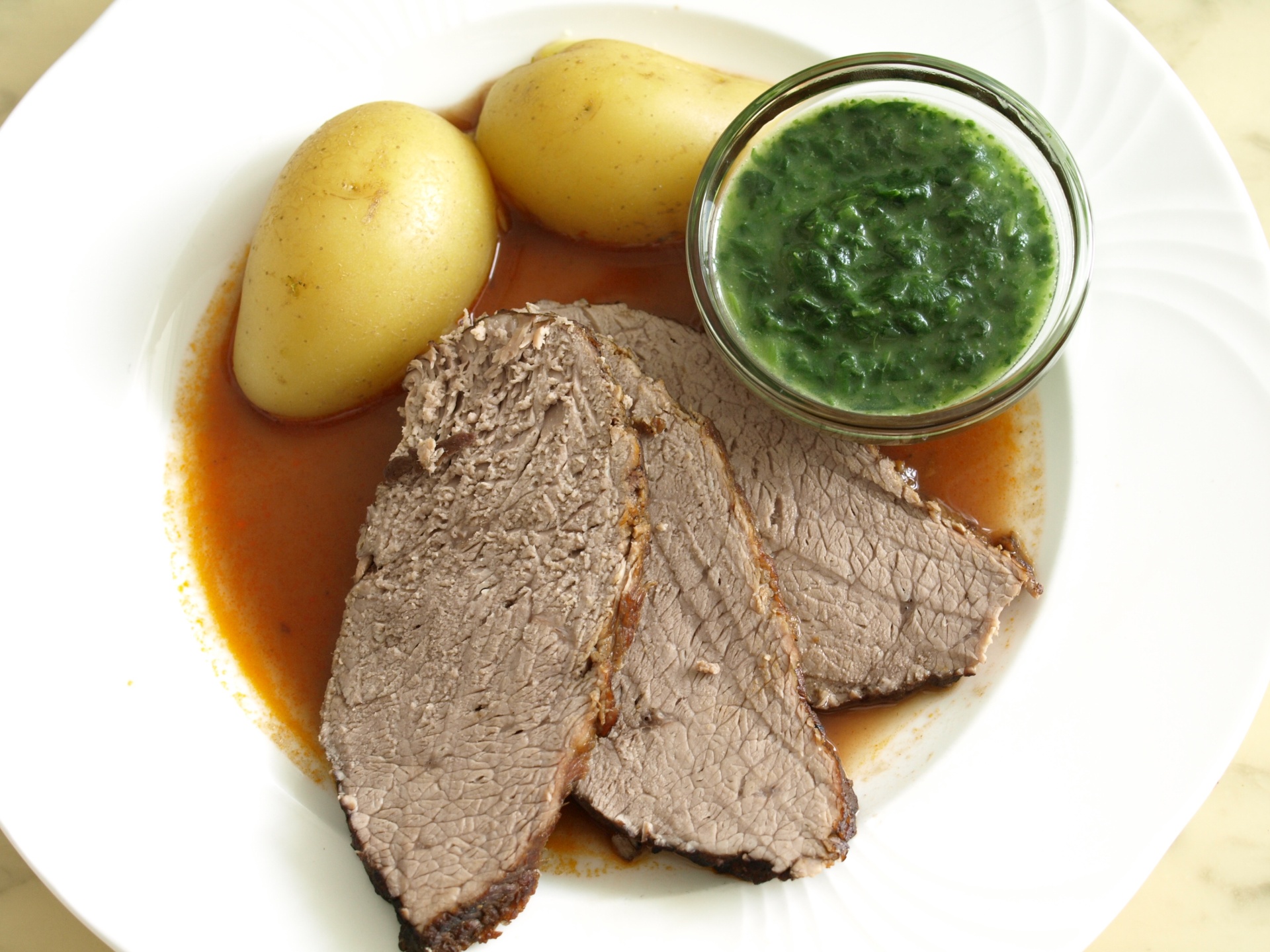 Geschmorter Kalbstafelspitz